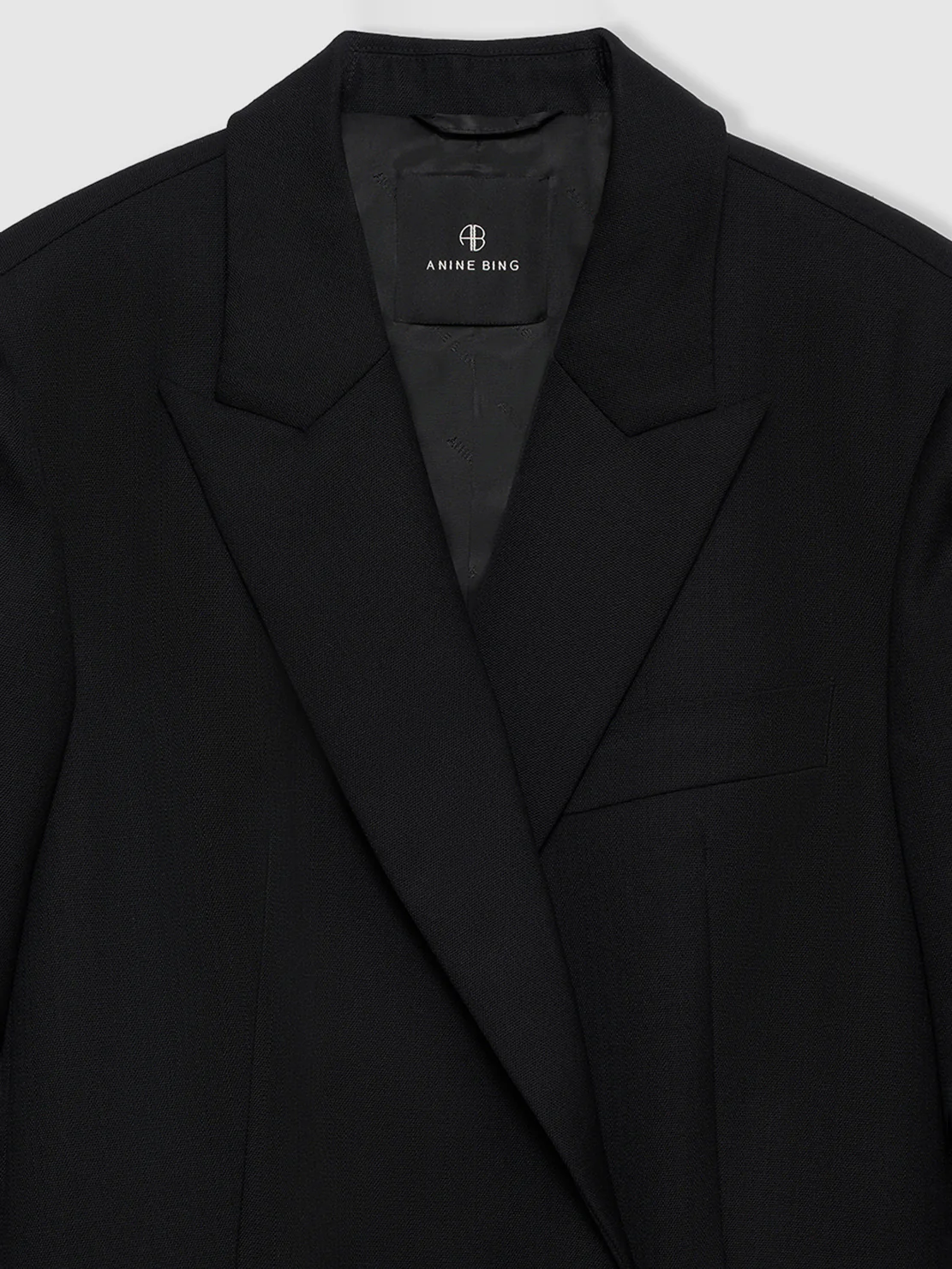 Anine Bing Evalyn Blazer Black - Image 5