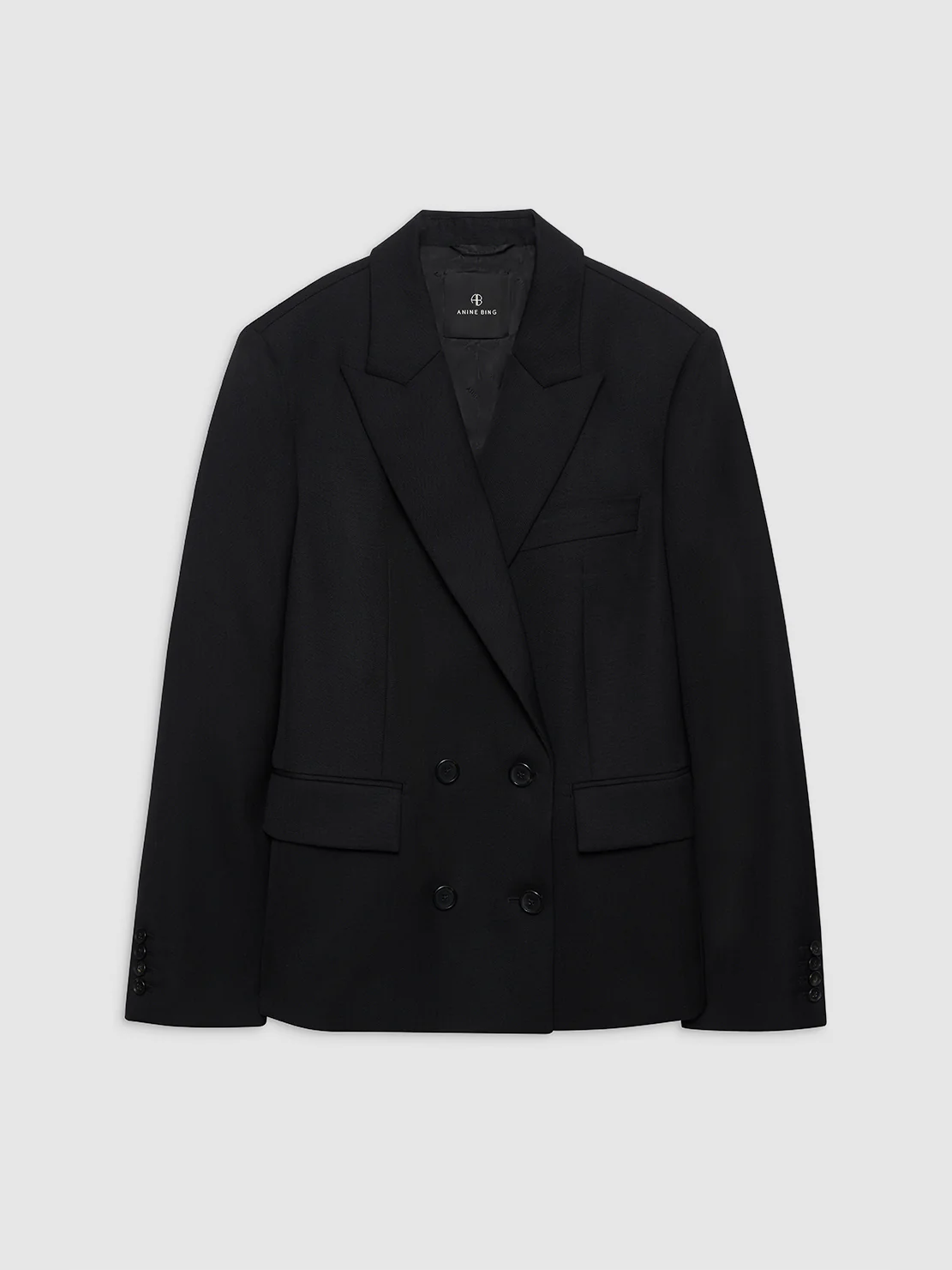 Anine Bing Evalyn Blazer Black - Image 6