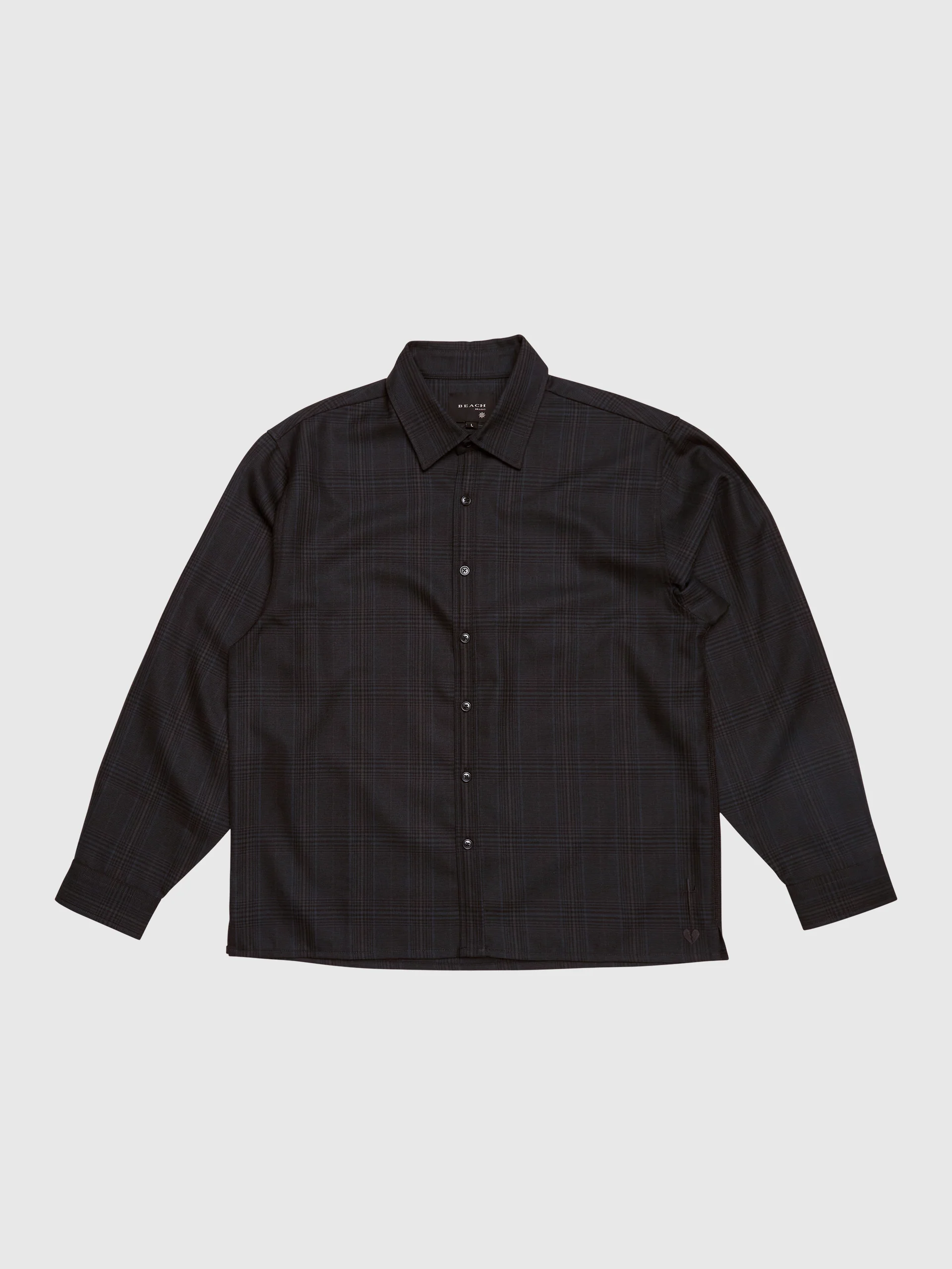 BEACH BRAINS The BB Shirt Dark Plaid - Image 5
