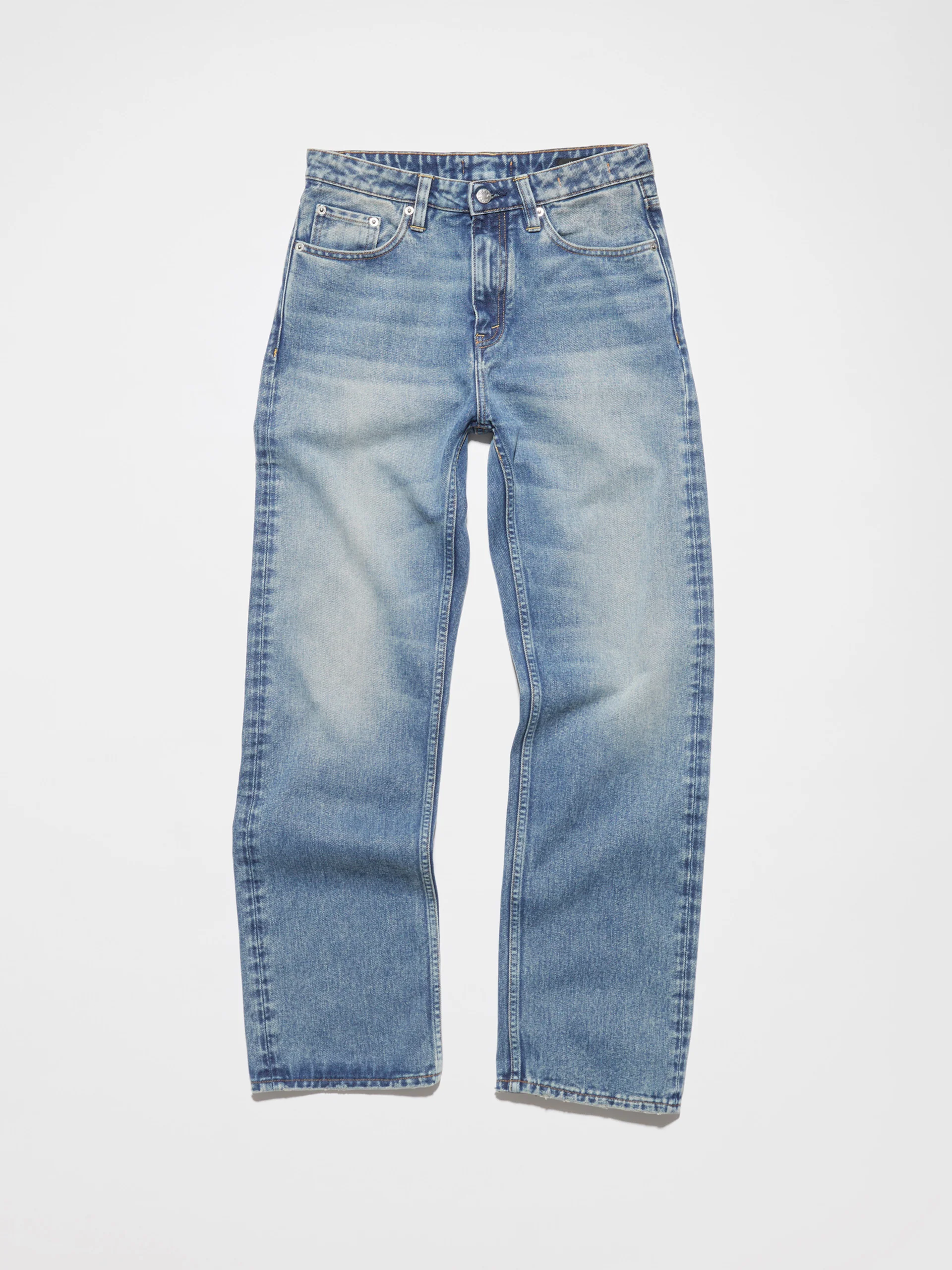 HOPE Easy Jeans Mid Blue Dirty - Image 4