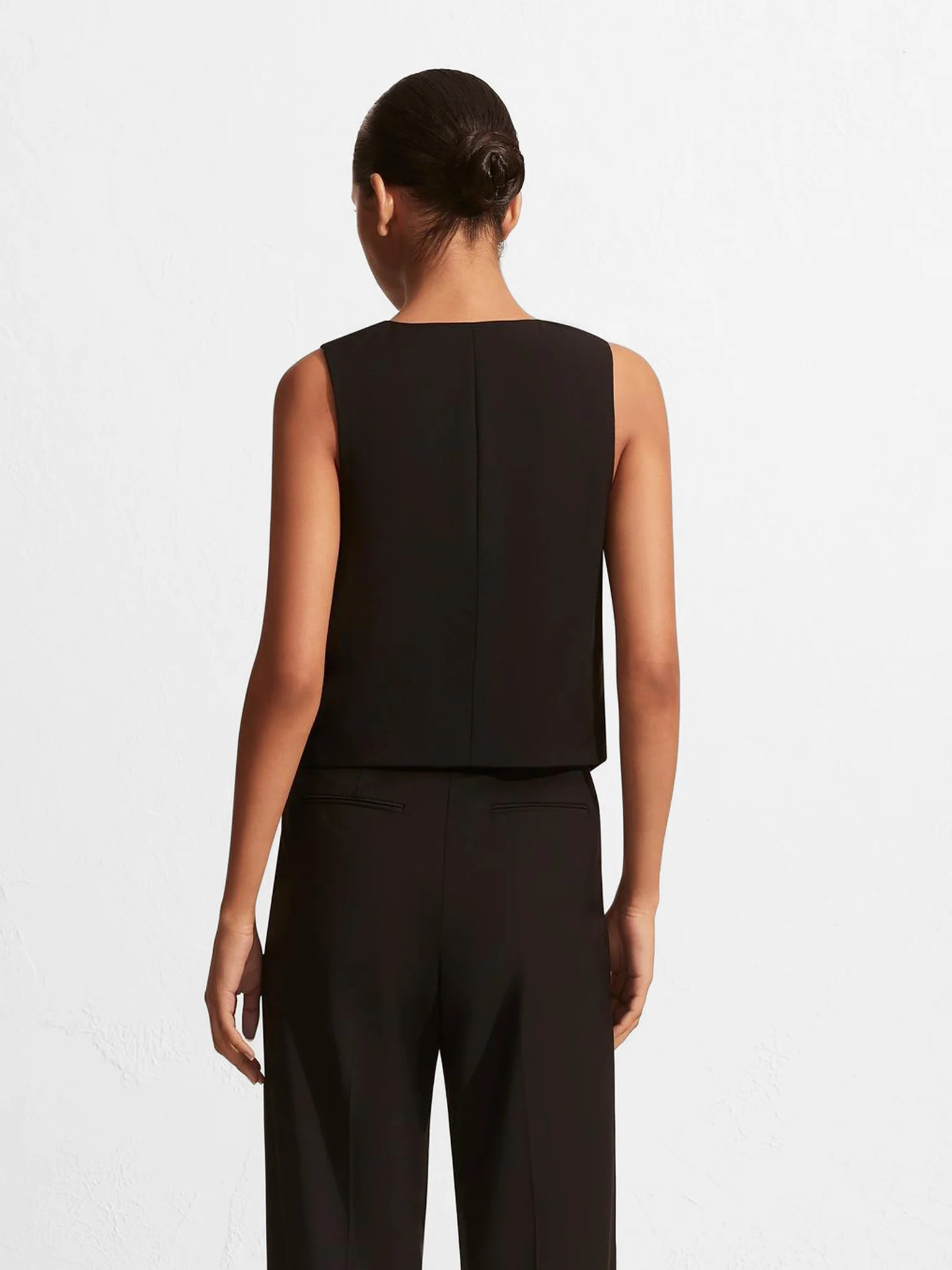 Matteau Tailored Waistcoat Black - Image 3