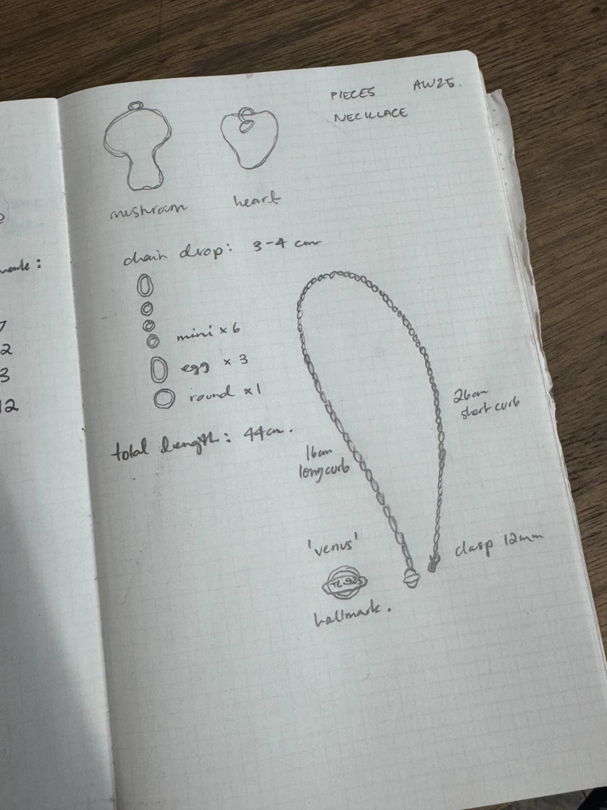 PIECES by The Lair Kinoko Necklace Silver 1/2 - Image 5