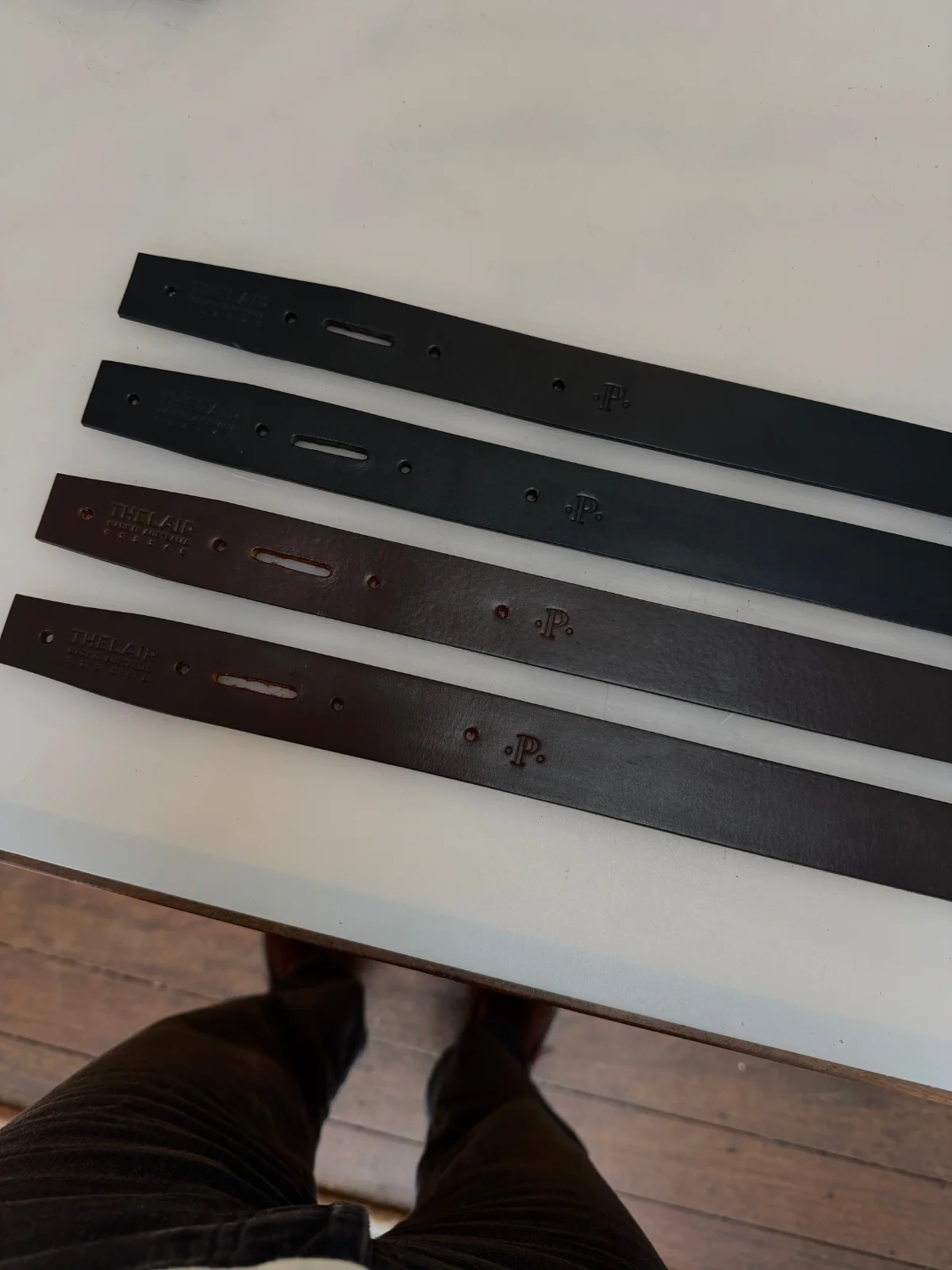 PIECES by The Lair Luen Burnished Oval Belt Black - Image 7