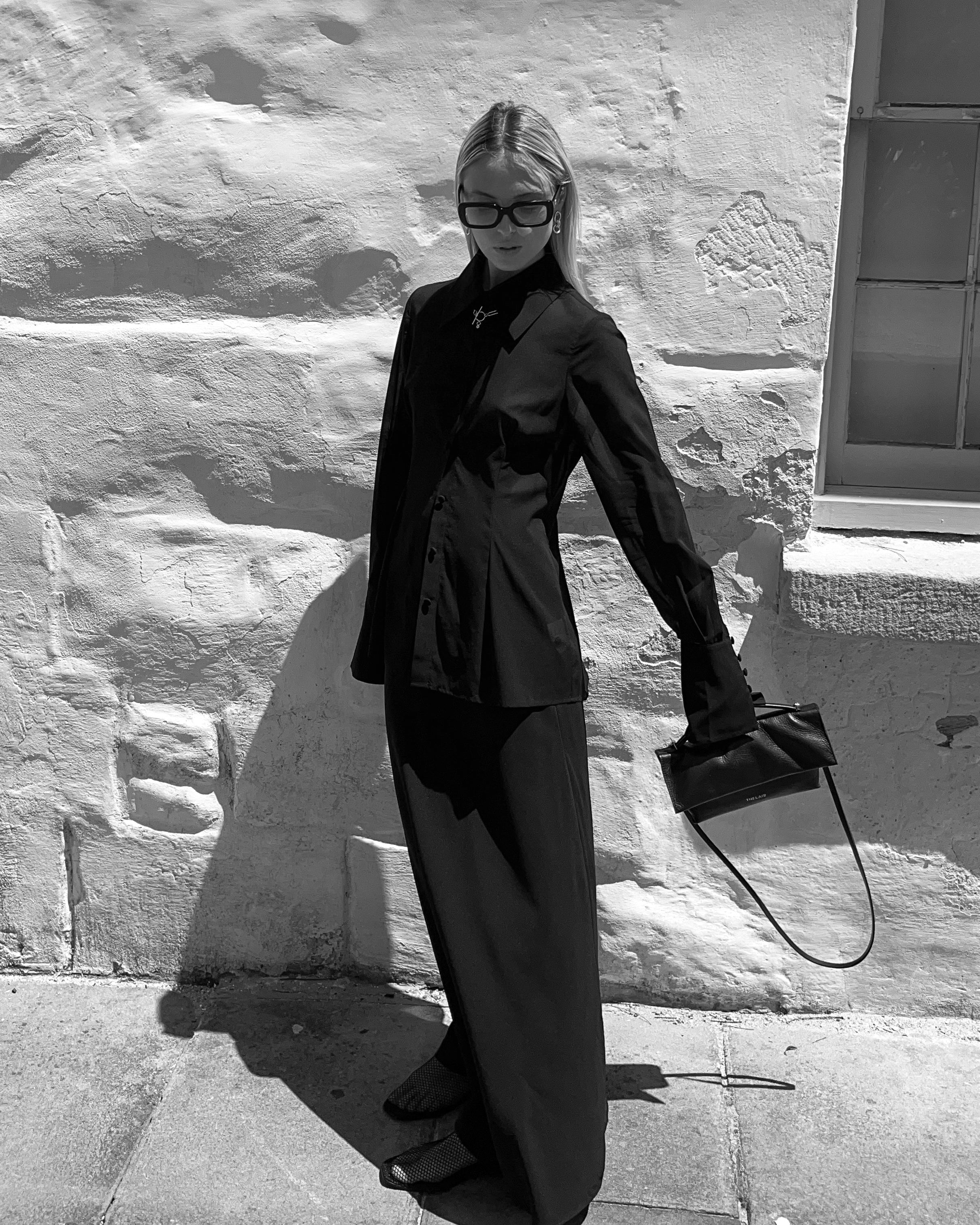 The Lair Apparel Florian Button Up Shirt Black - Image 3