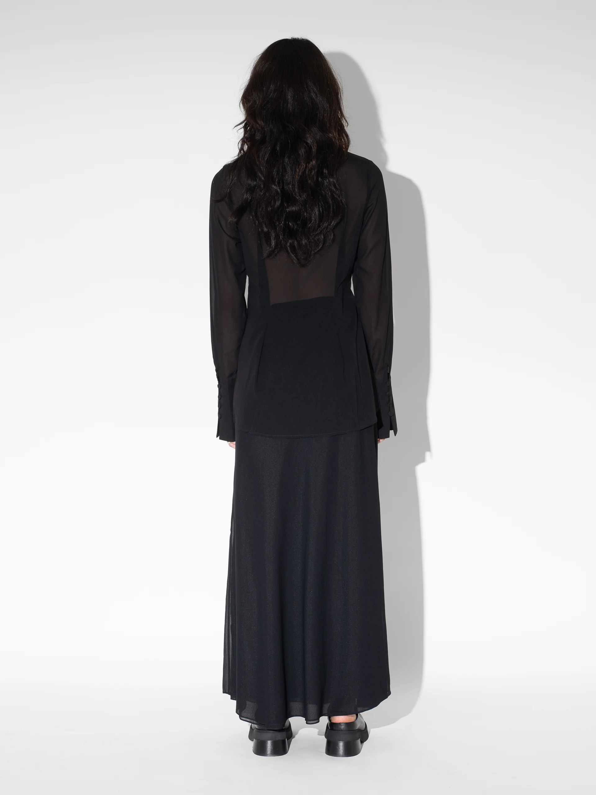 The Lair Apparel Florian Sheer Skirt Black - Image 6