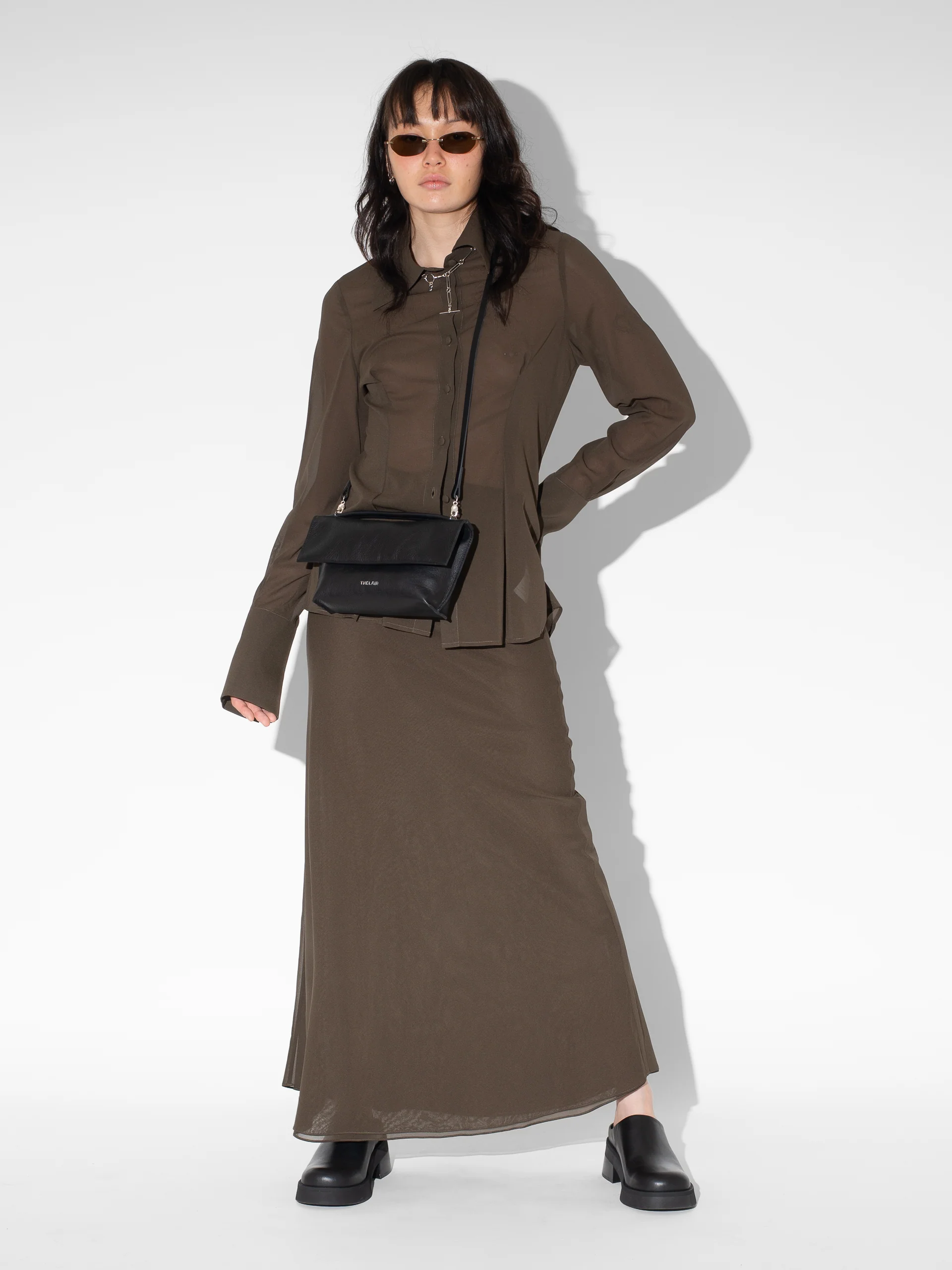 The Lair Apparel Florian Sheer Skirt Cocoa - Image 7