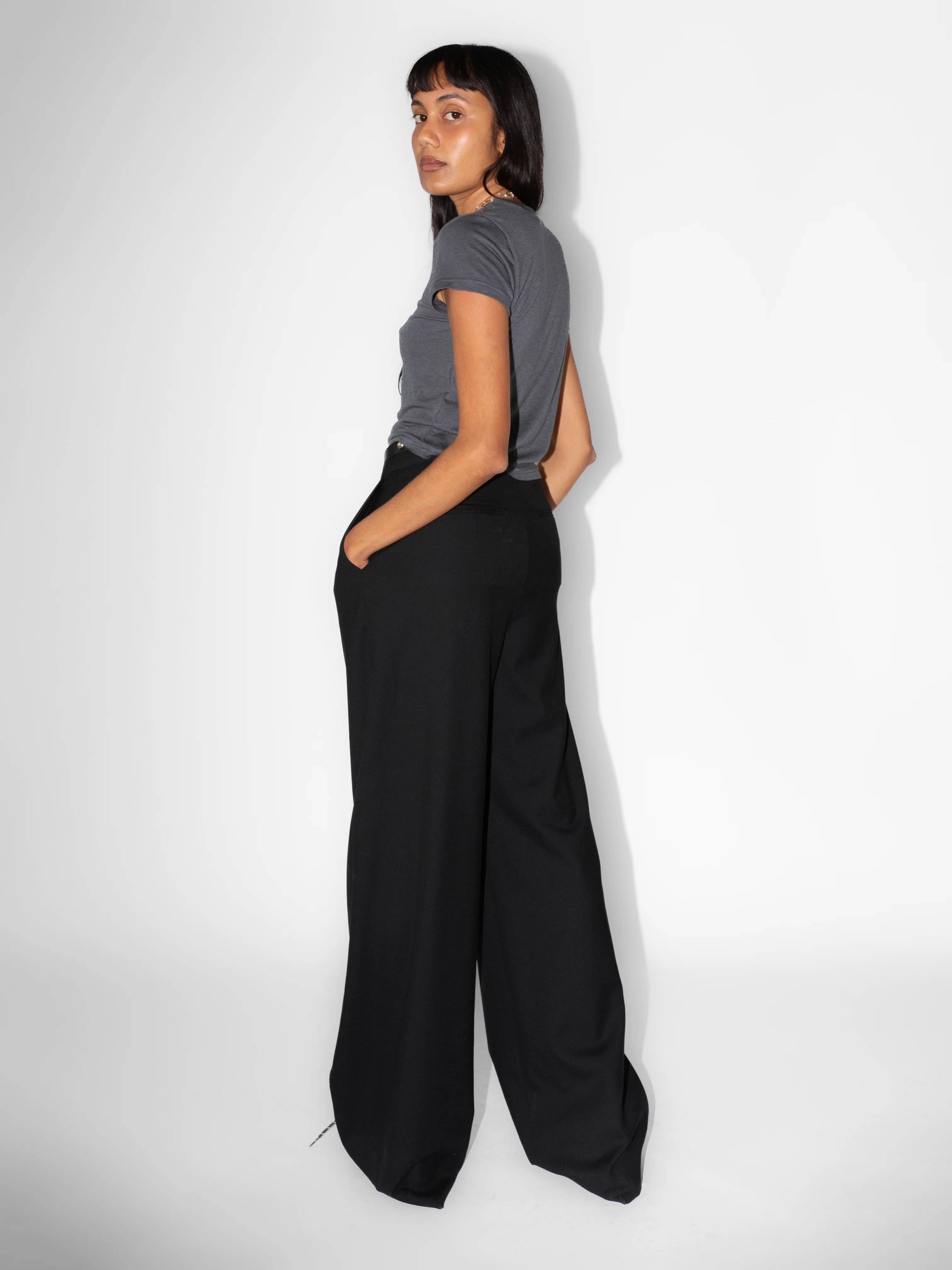 The Lair Apparel Ingrid Baby Tee Steel - Image 6