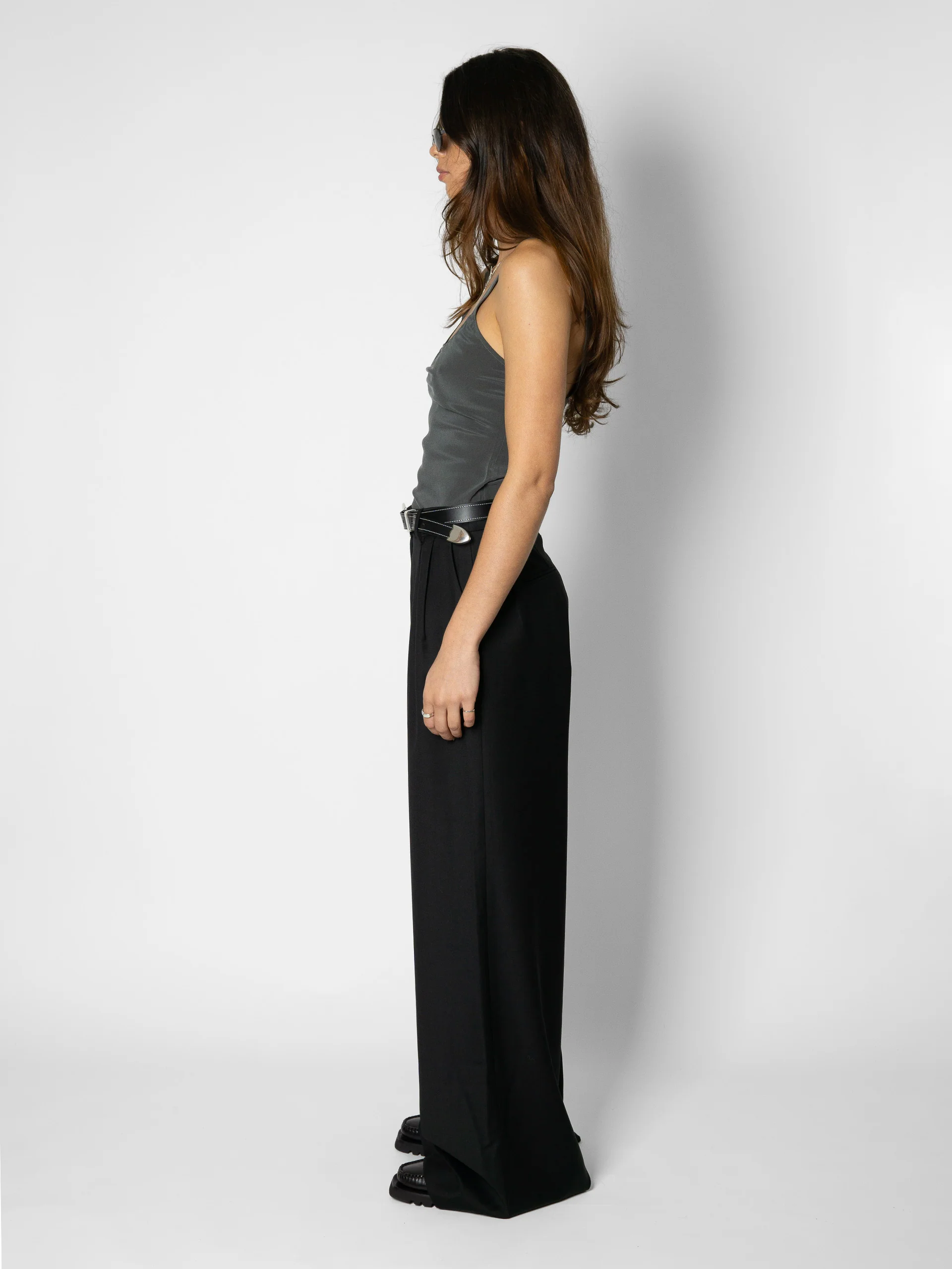 The Lair Apparel Leisel Scoop Camisole Smoke - Image 3