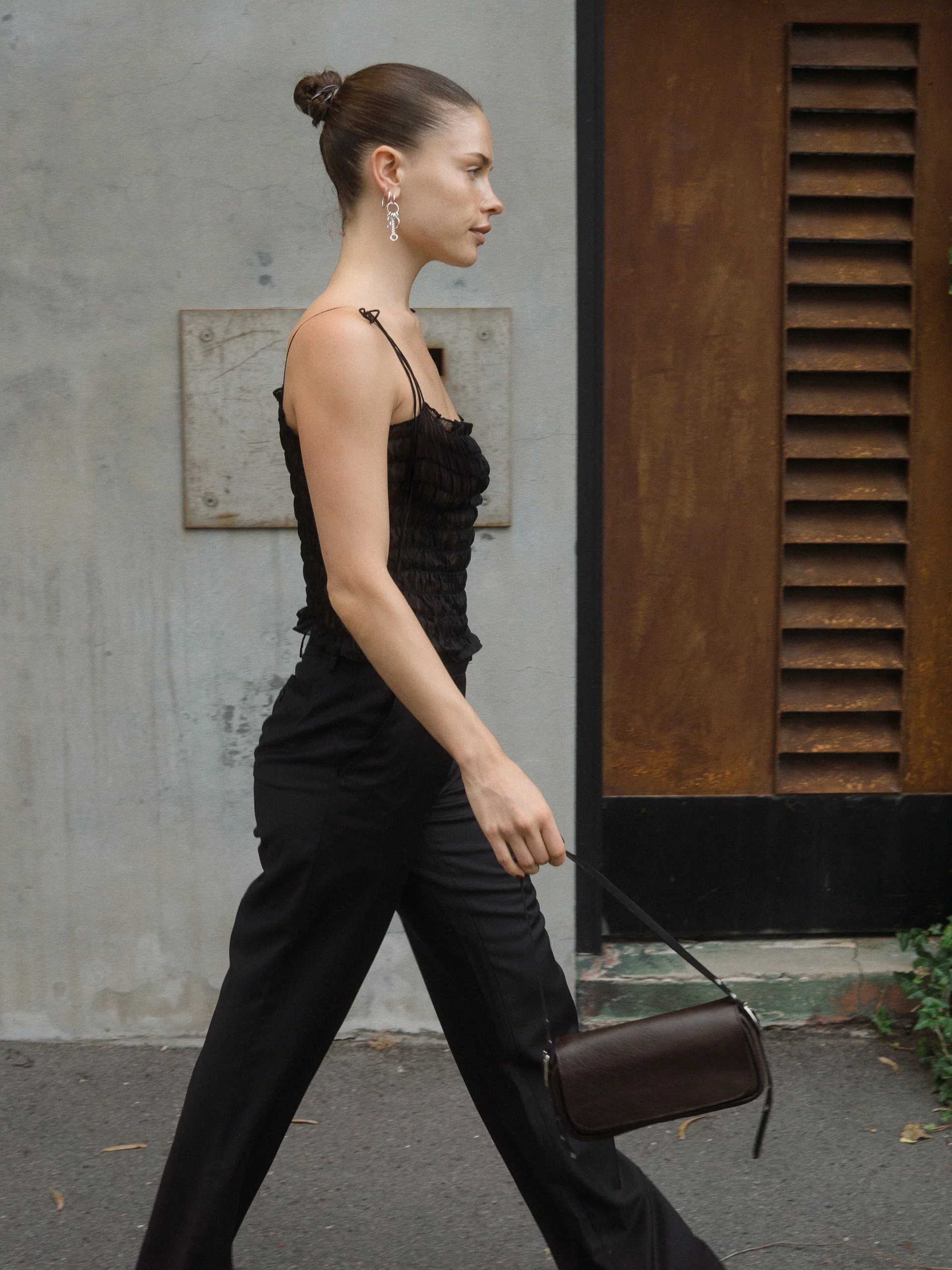 The Lair Apparel Matilda Slim Trouser Black - Image 3