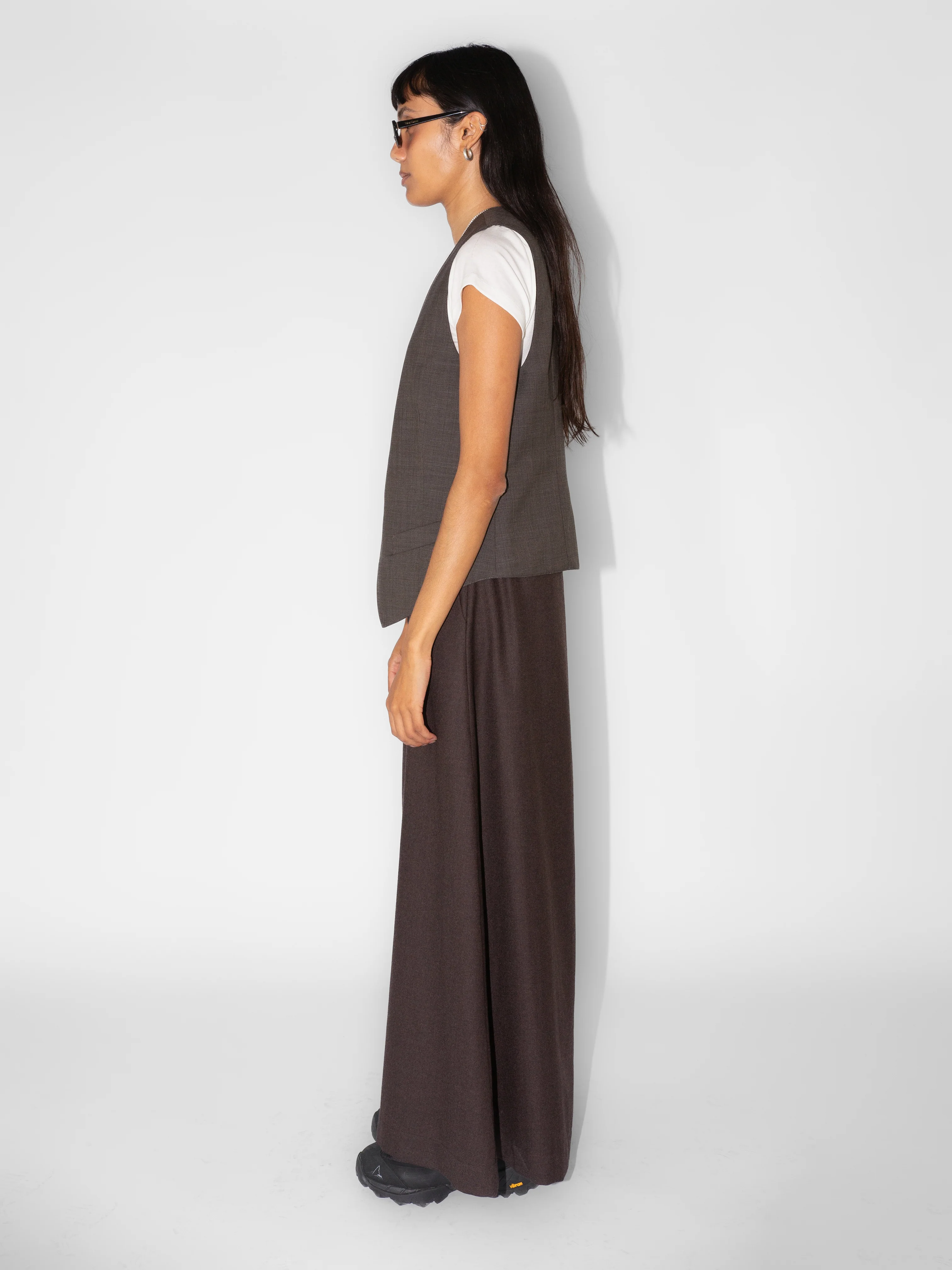 The Lair Apparel Otis Waistcoat Dark Brindle - Image 5