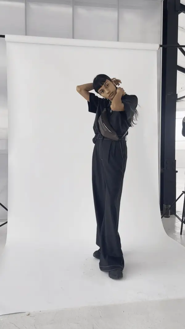 The Lair Apparel Romy Stitch Trouser Black - Image 10