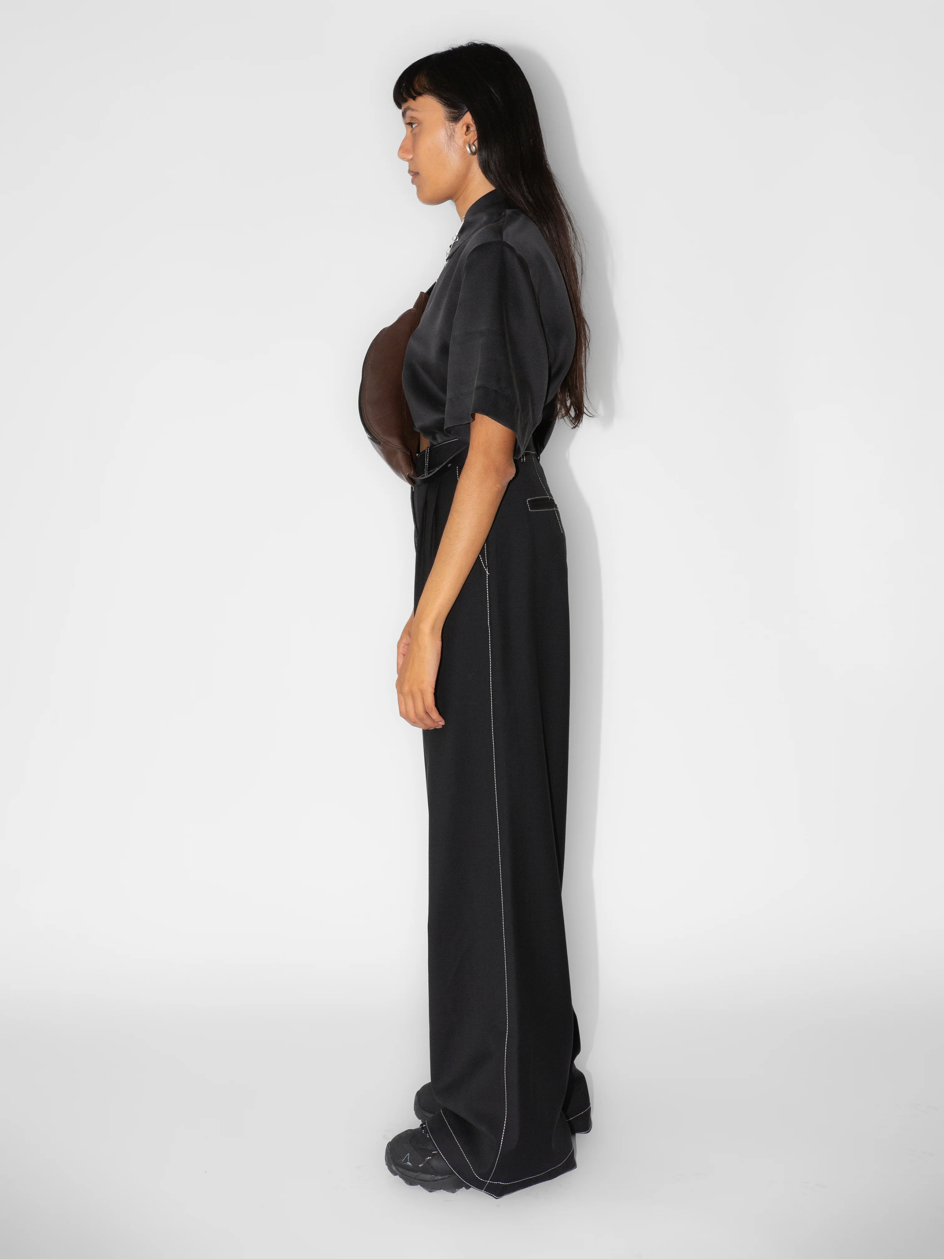 The Lair Apparel Romy Stitch Trouser Black - Image 8