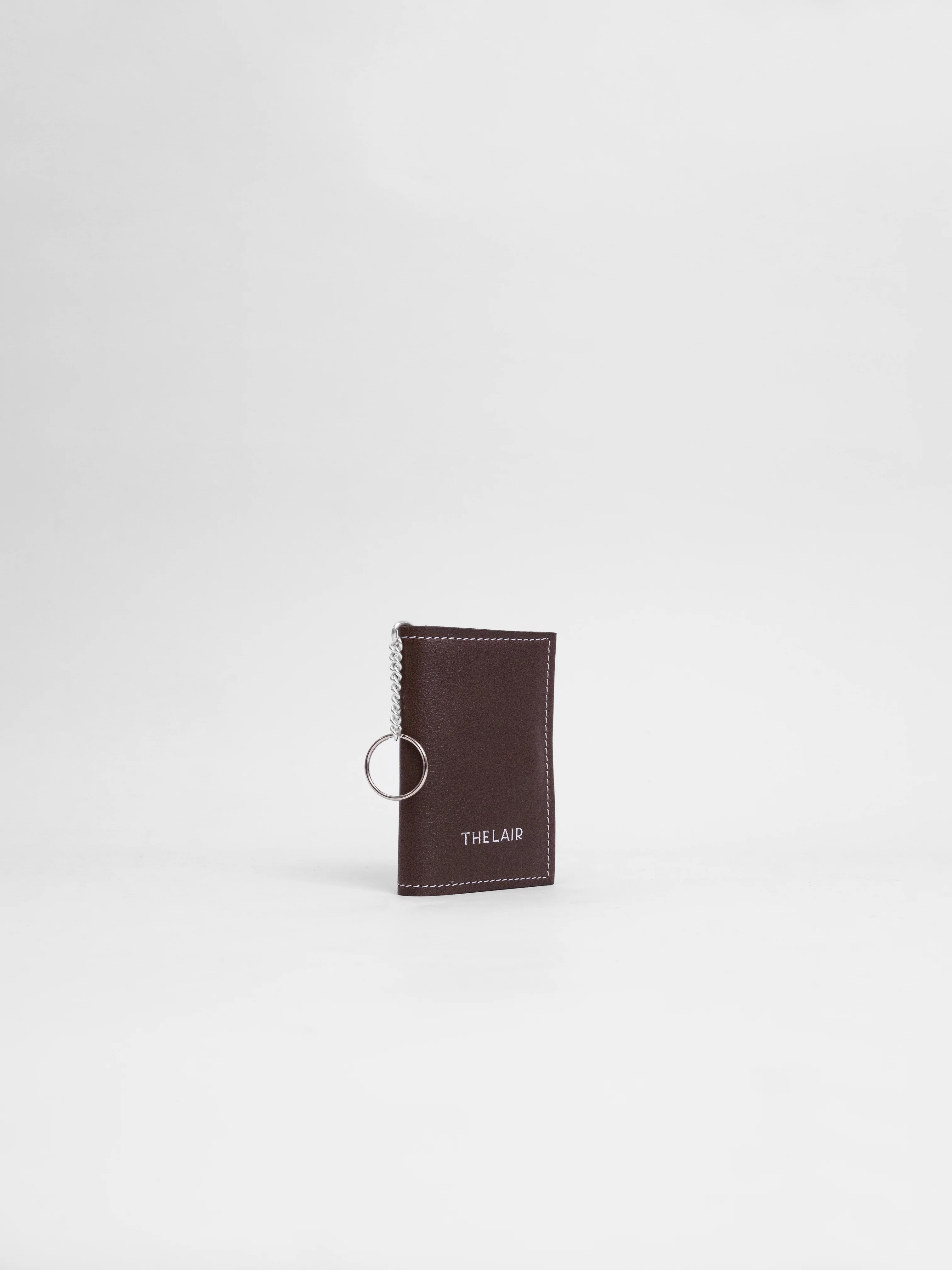 The Lair Claude Chain Wallet Mahogany - Image 3