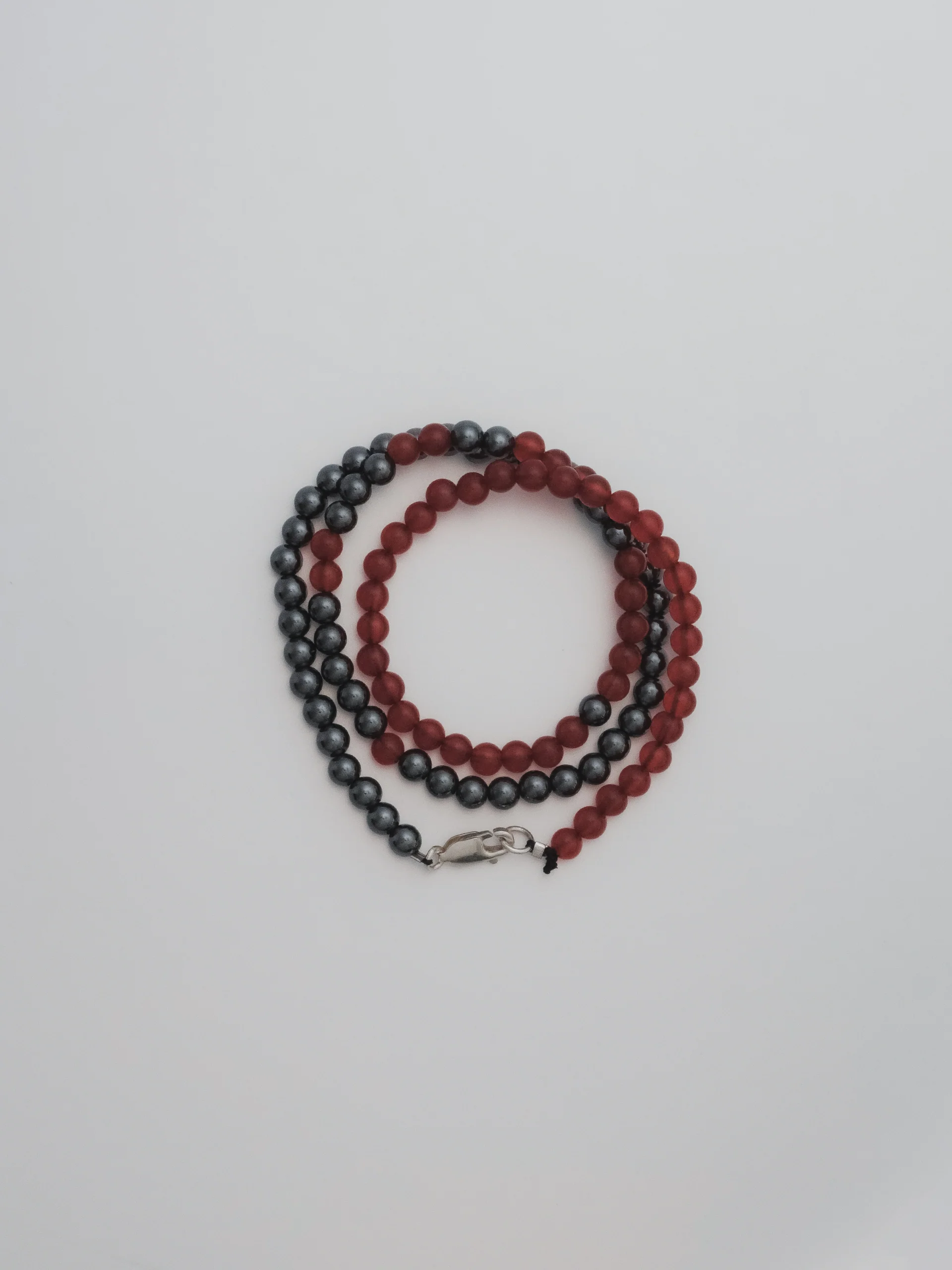 The Lair Jewellery Bokashi Beaded Necklace Red Carnelian - Image 3