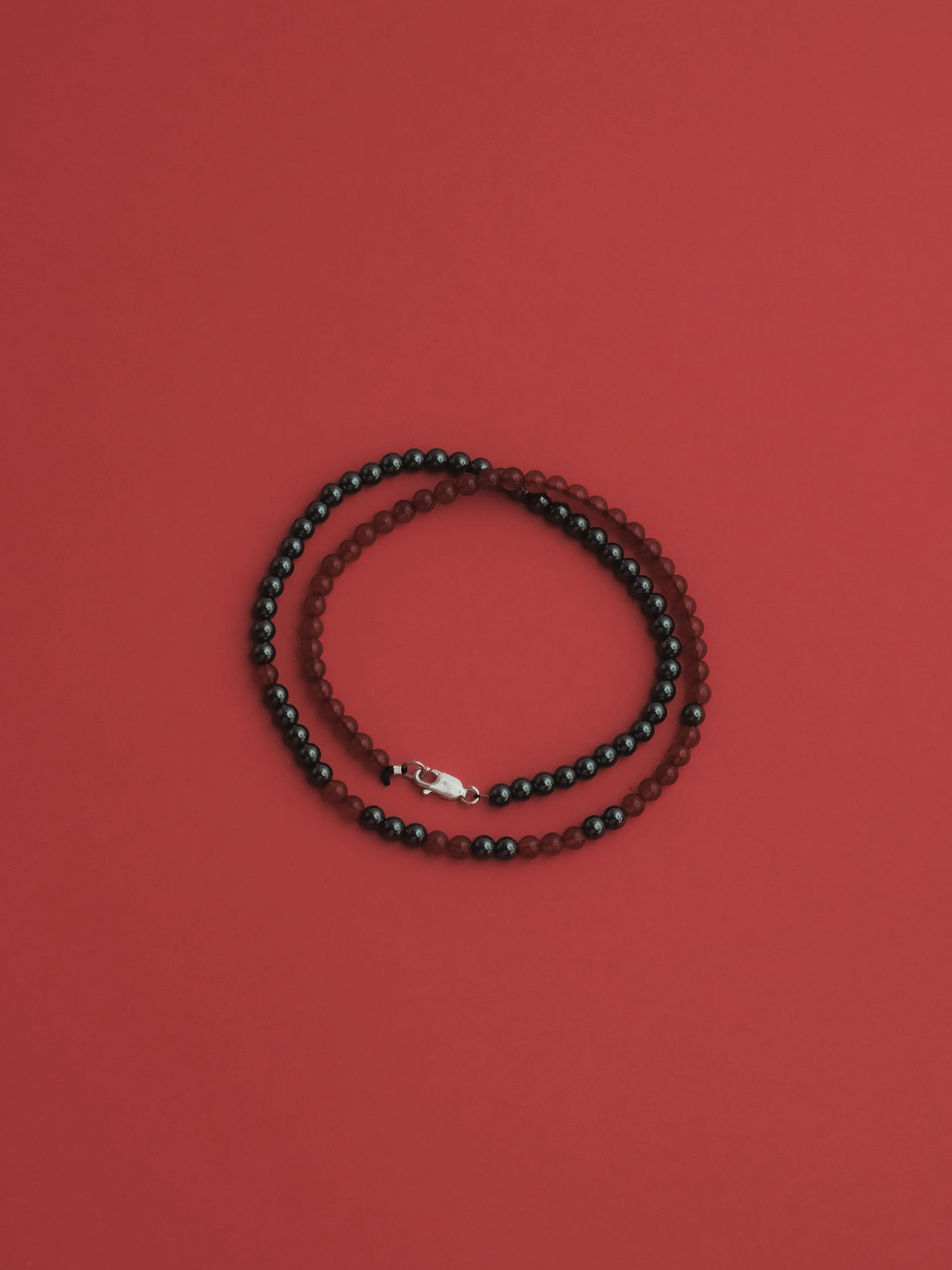 The Lair Jewellery Bokashi Beaded Necklace Red Carnelian - Image 6