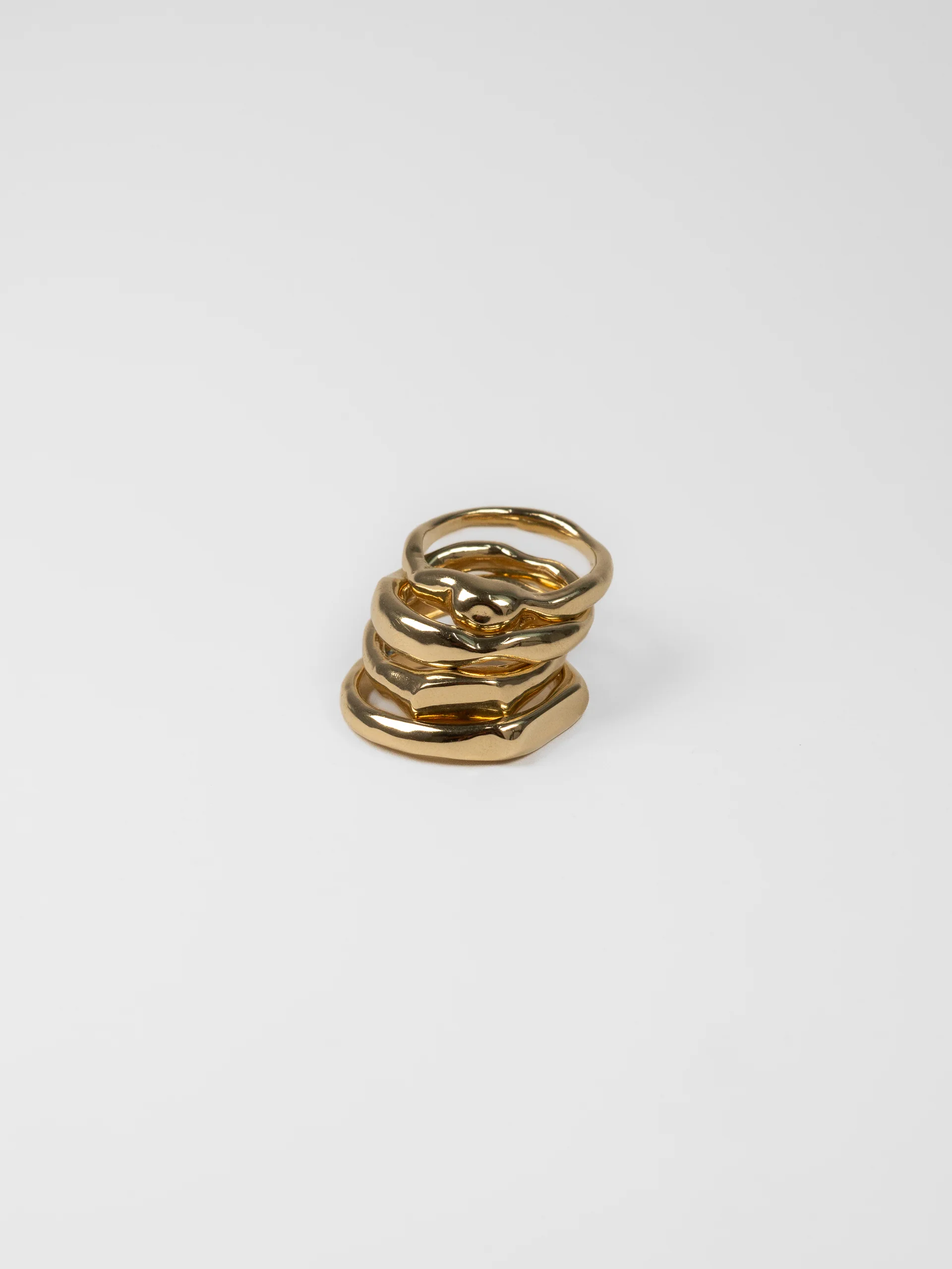 The Lair Jewellery Chikubi Ring 9ct Yellow Gold - Image 6