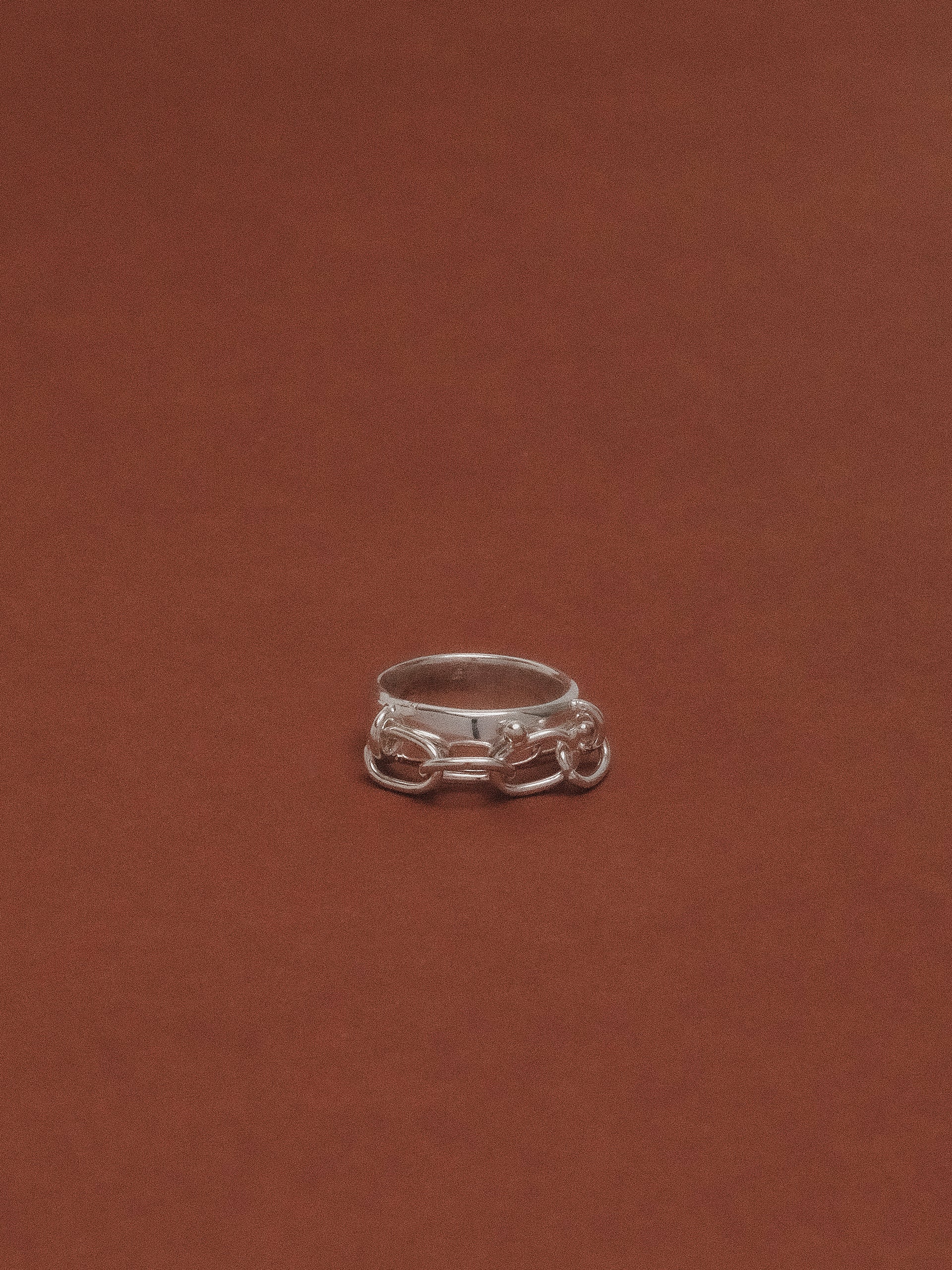 The Lair Jewellery Mithril Chain Ring Silver - Image 4