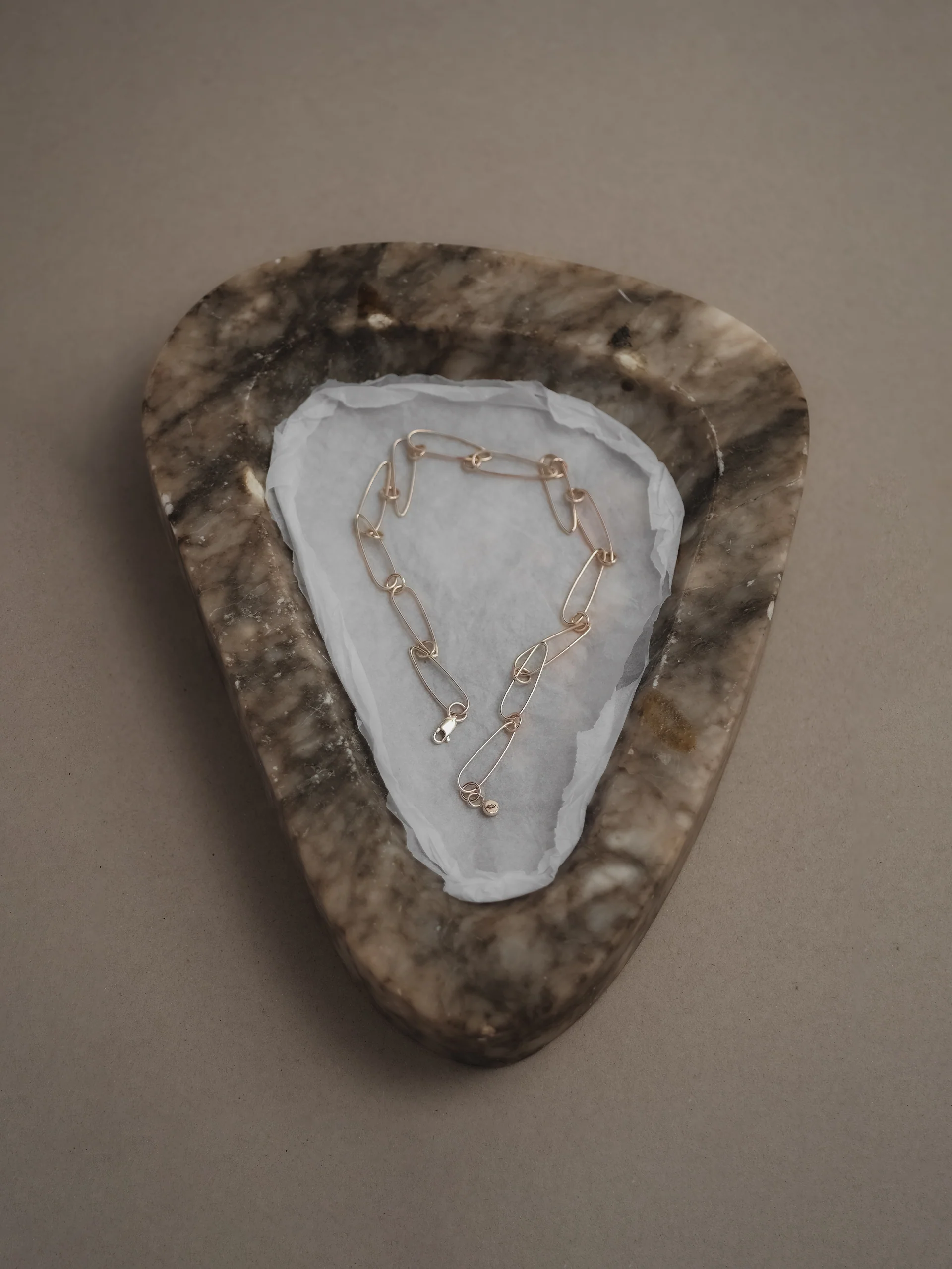 The Lair Jewellery Namida Micro Chain 9ct Yellow Gold - Image 4