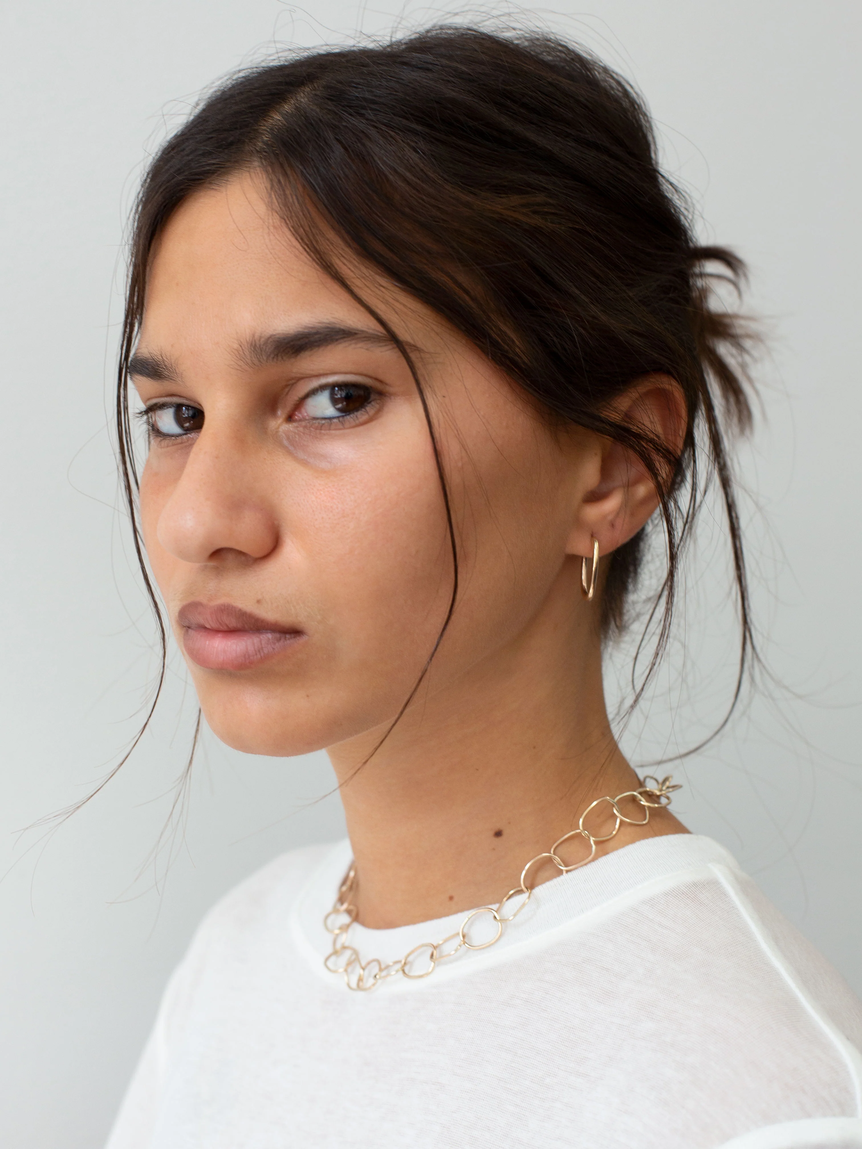 The Lair Jewellery Noguchi Necklace 9ct Yellow Gold - Image 3