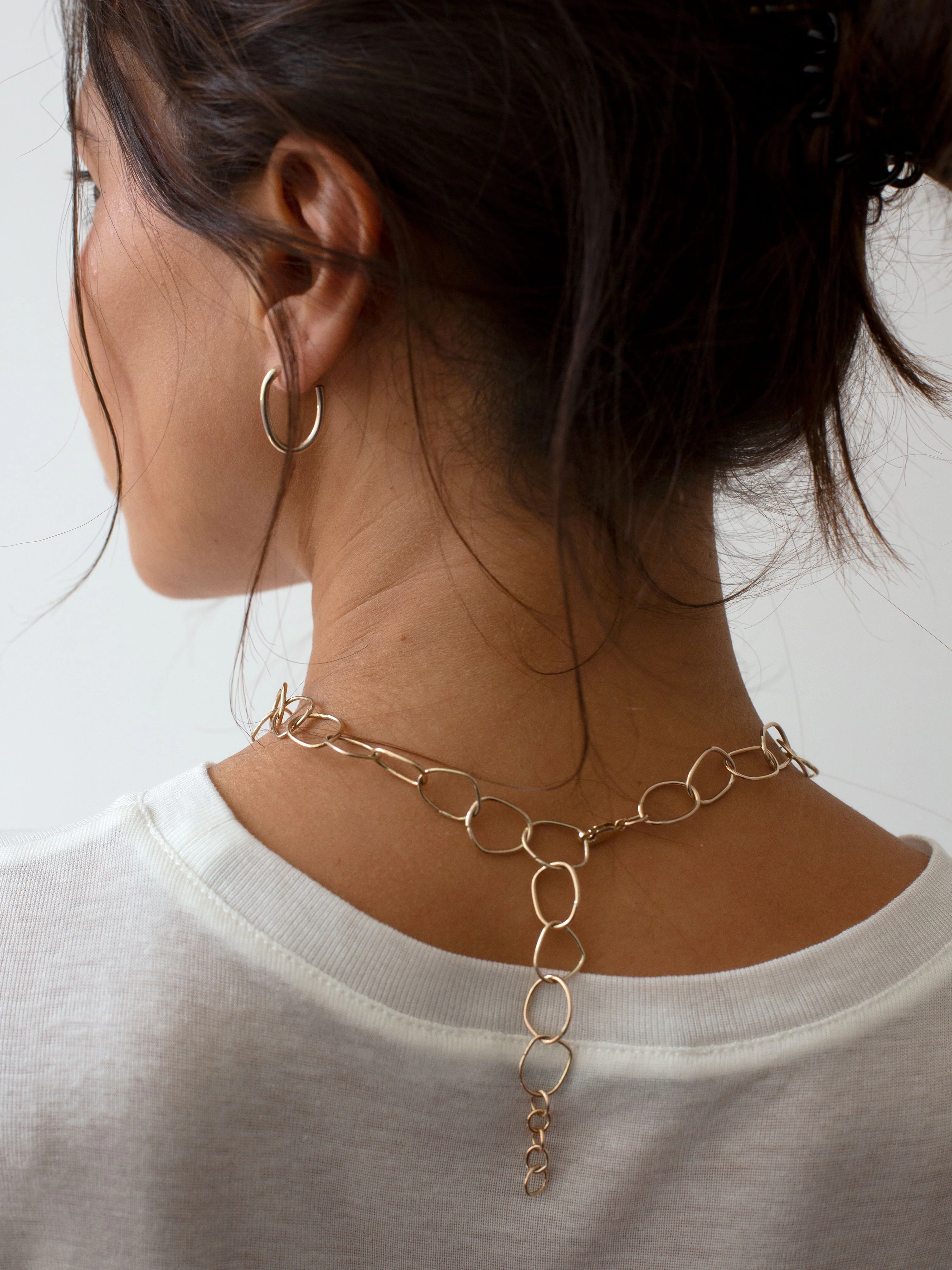 The Lair Jewellery Noguchi Necklace 9ct Yellow Gold - Image 5