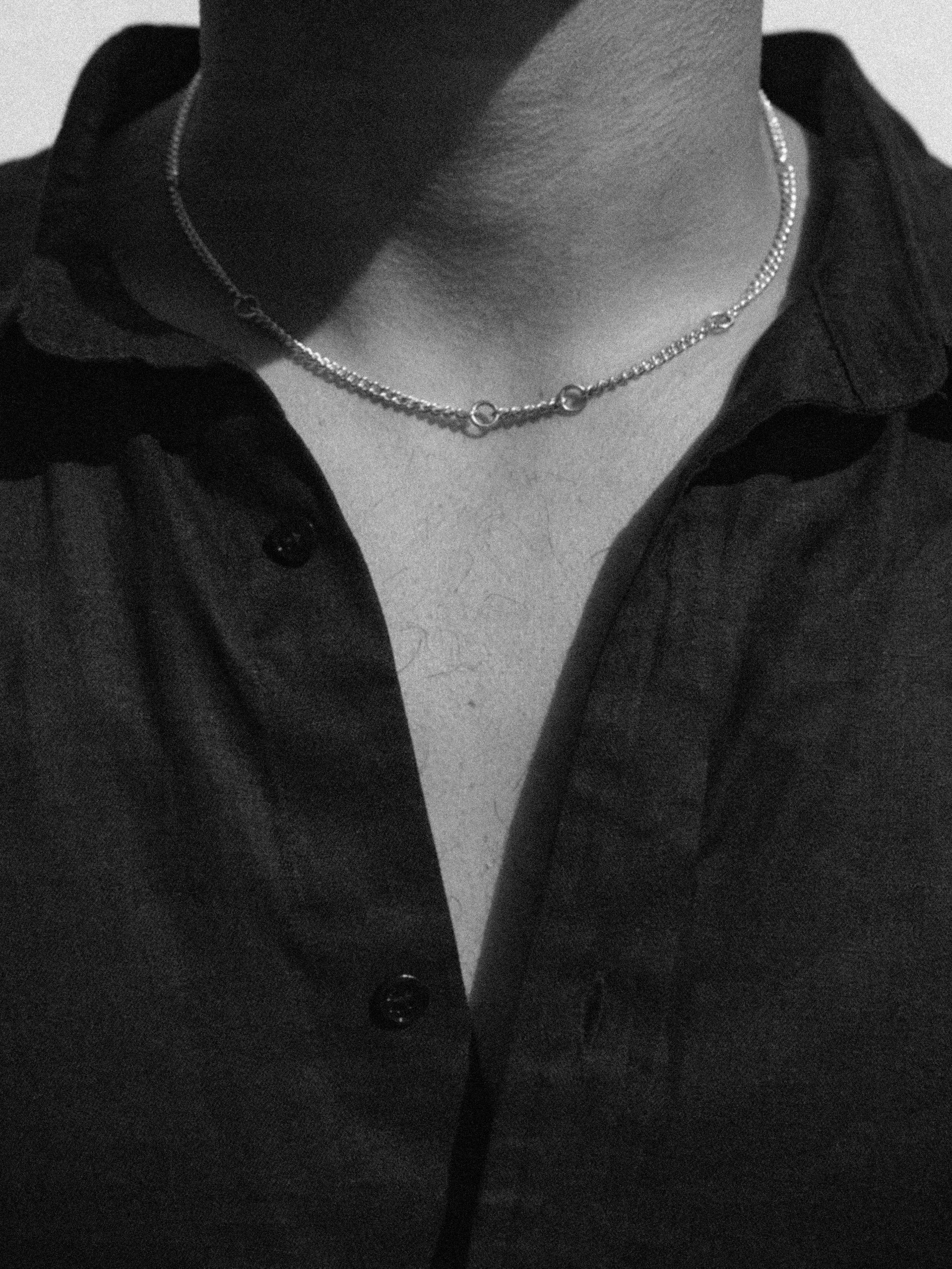 The Lair Jewellery Supekkuru Necklace Single Silver - Image 3