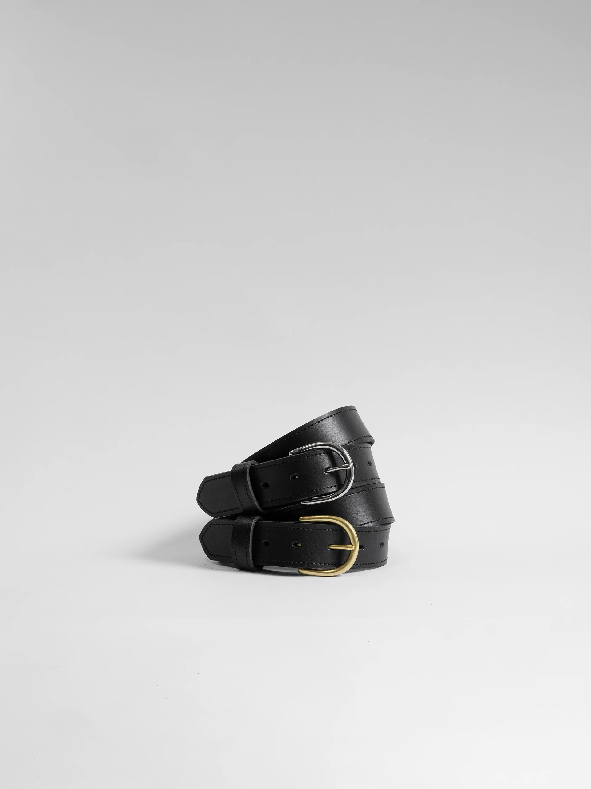 The Lair Maya Black Stitch Belt Slim - Image 3