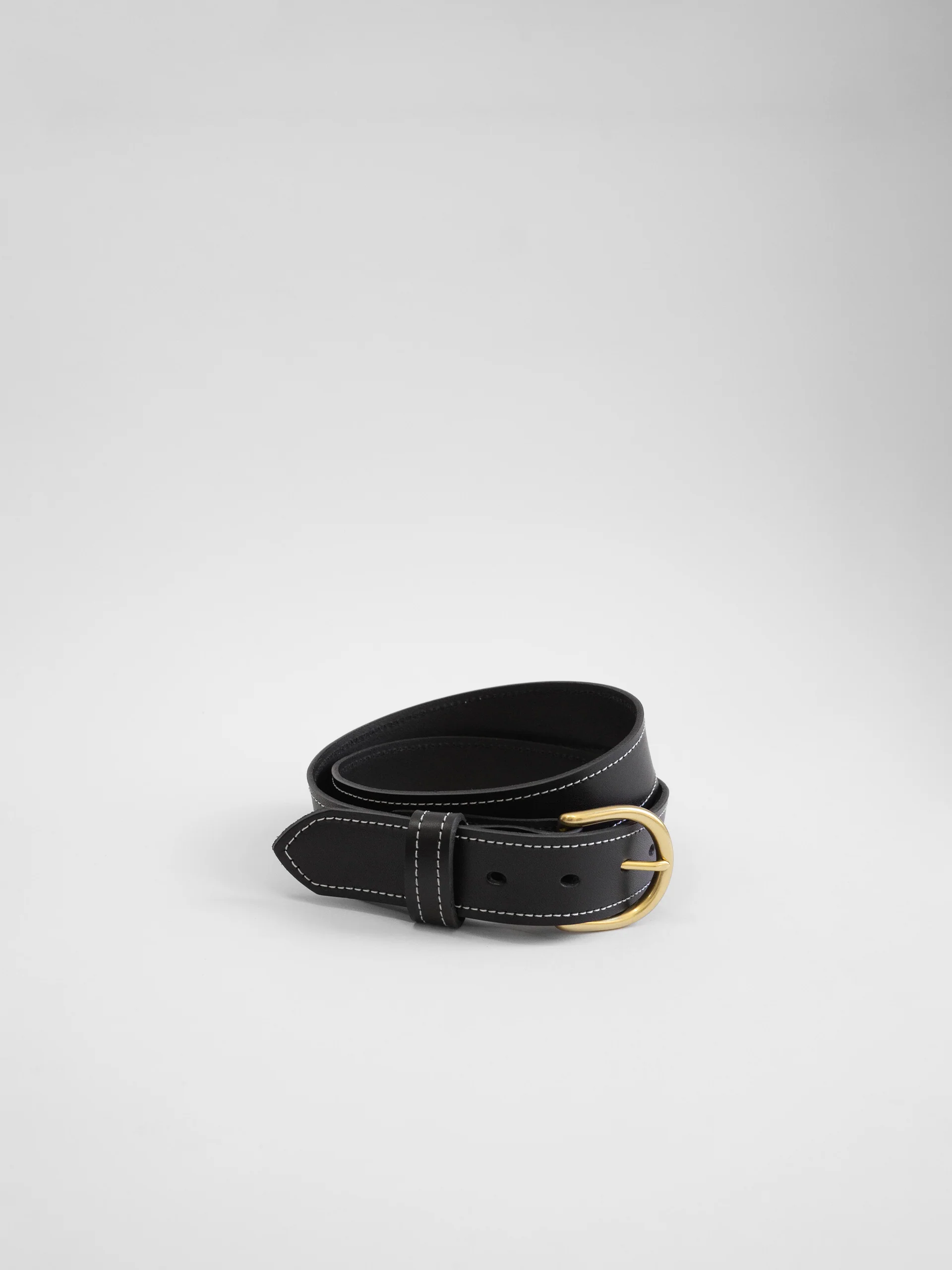 The Lair Maya White Stitch Belt Slim - Image 5