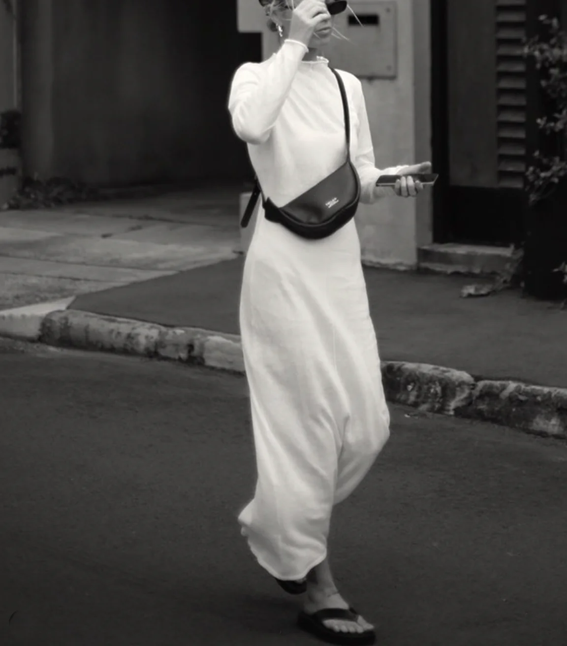 The Lair Slouch Zipper Bag Large Black Silver - Image 4