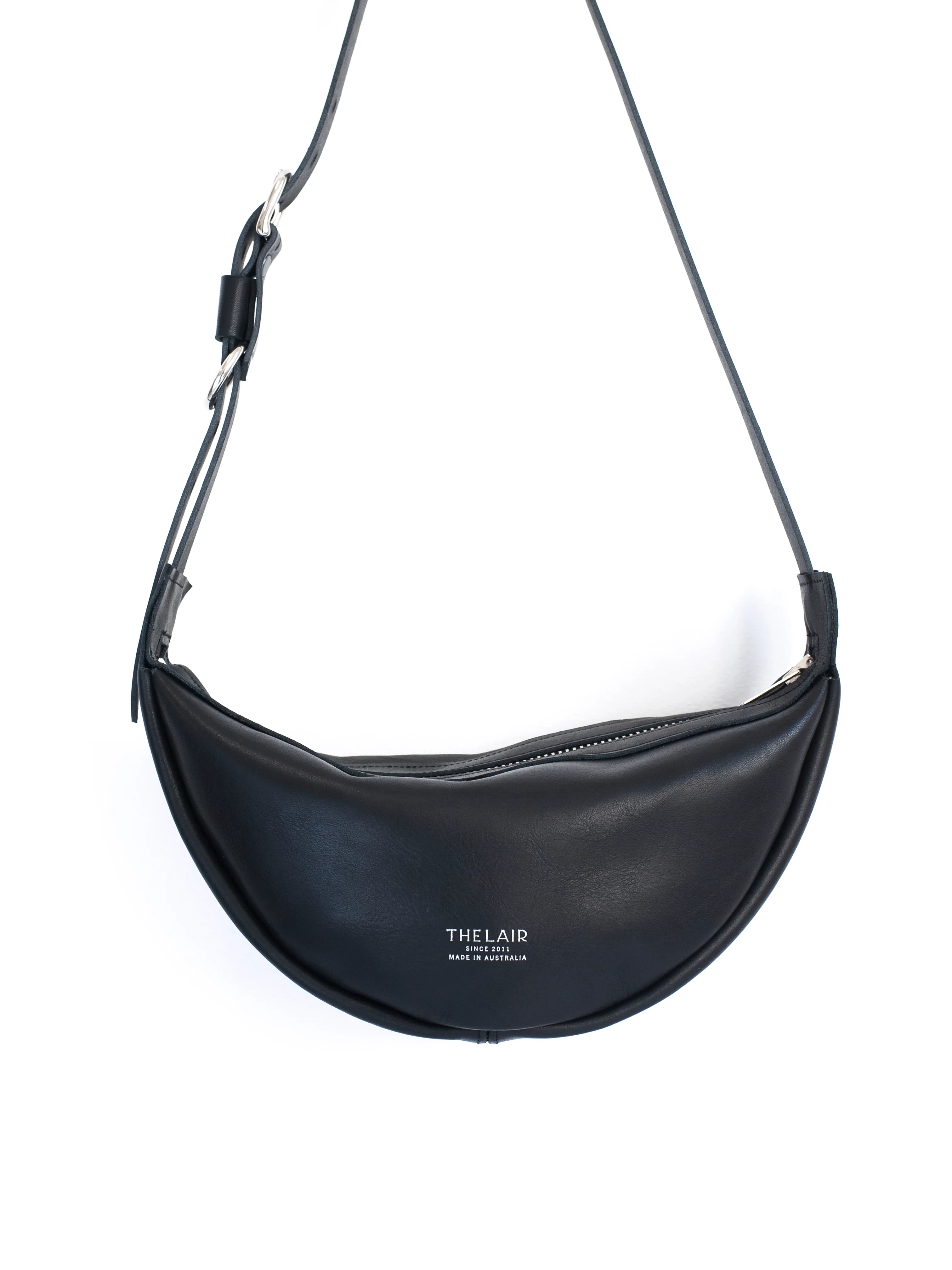 The Lair Slouch Zipper Bag Large Black Silver - Image 8