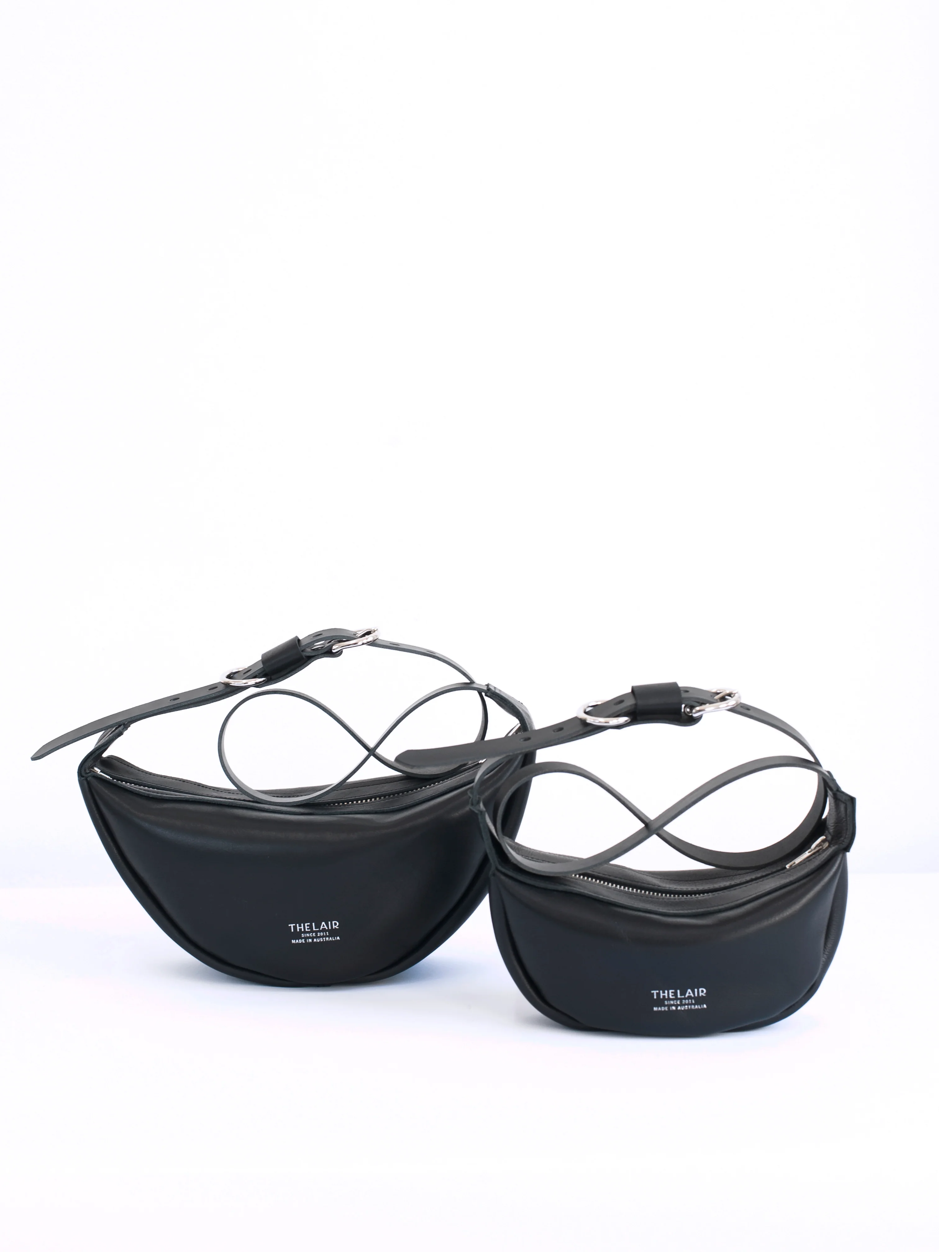 The Lair Slouch Zipper Bag Large Black Silver - Image 9