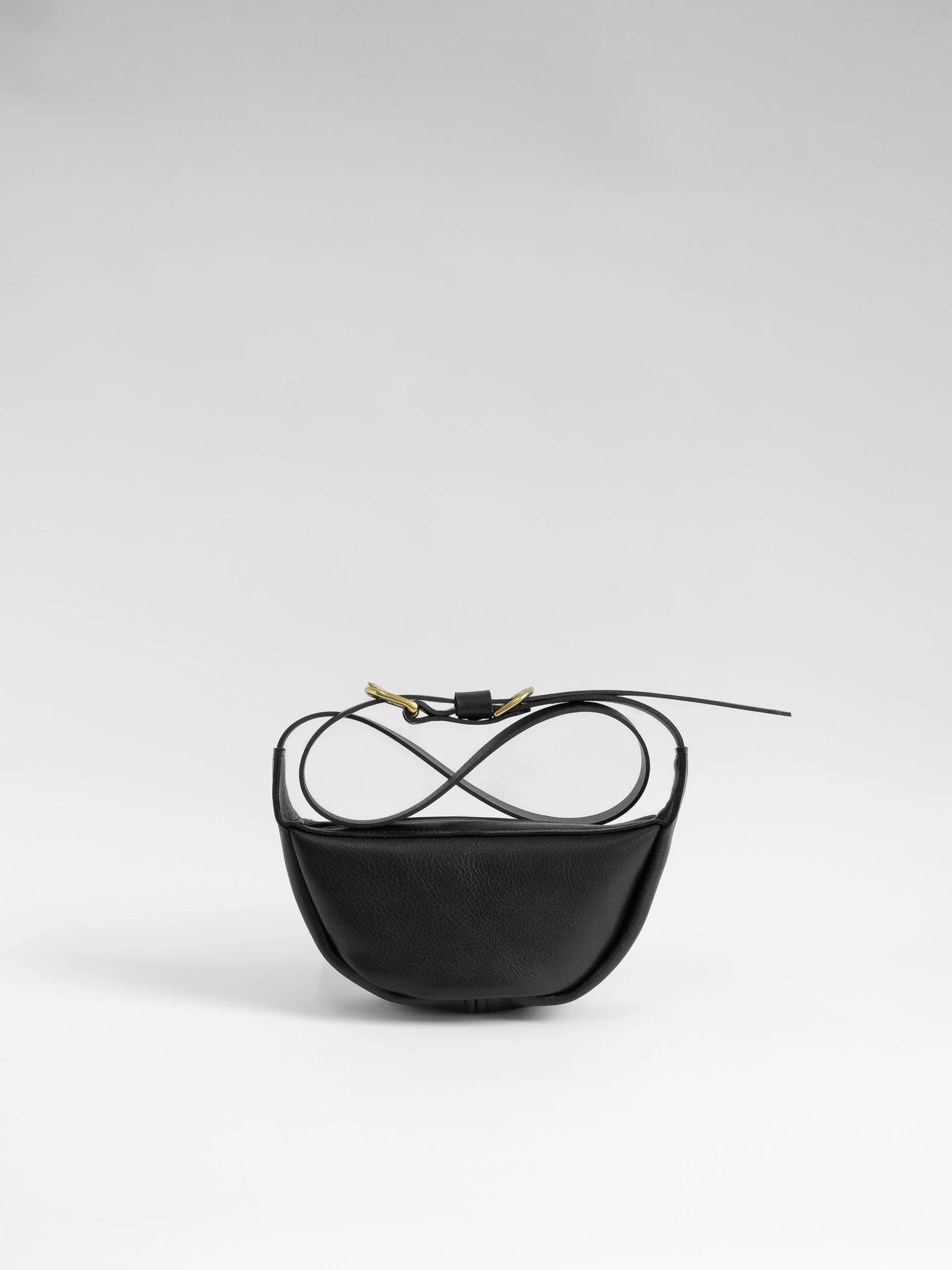 The Lair Slouch Zipper Bag Mini Black Gold - Image 7