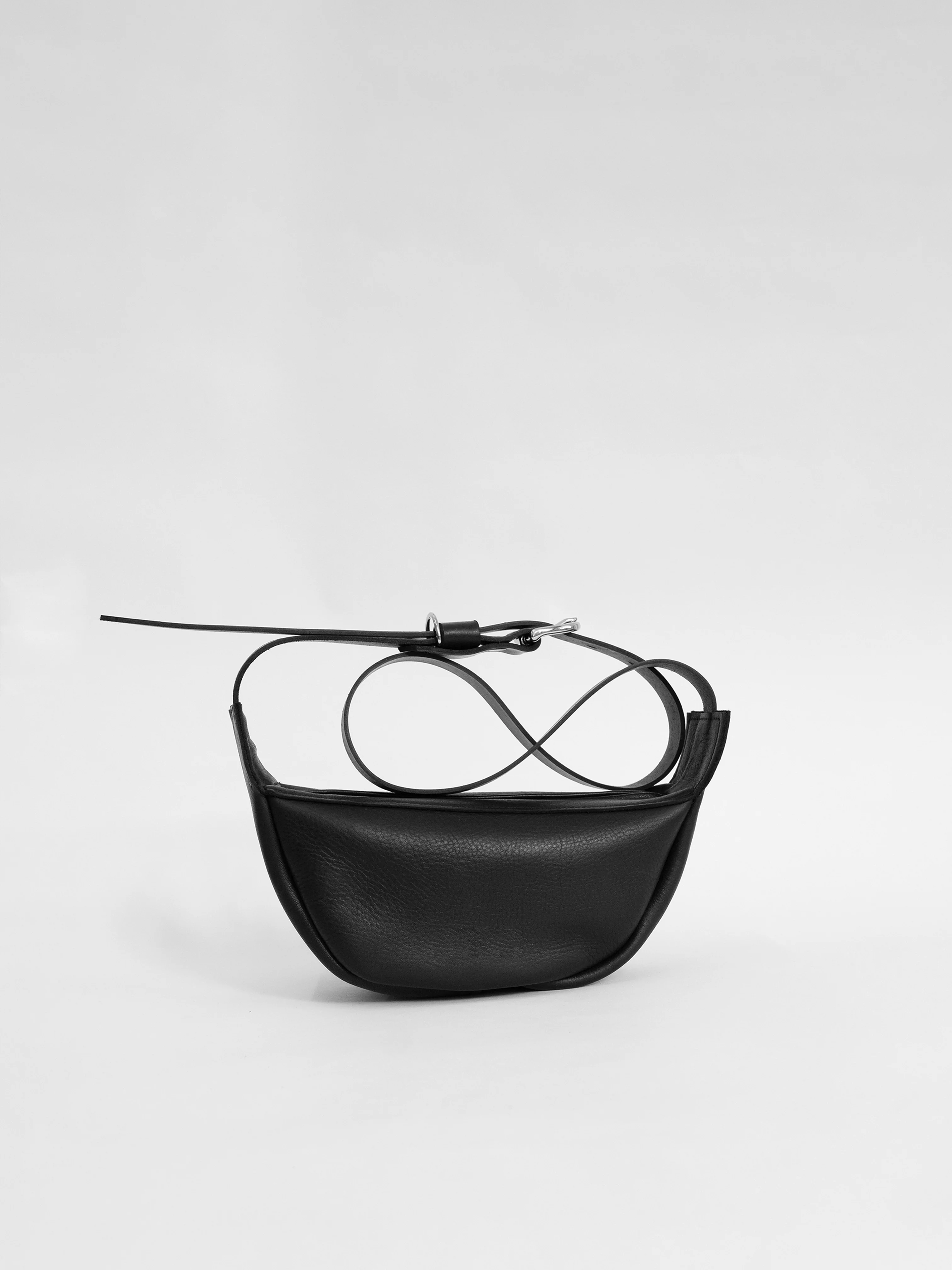 The Lair Slouch Zipper Bag Mini Black Silver - Image 5