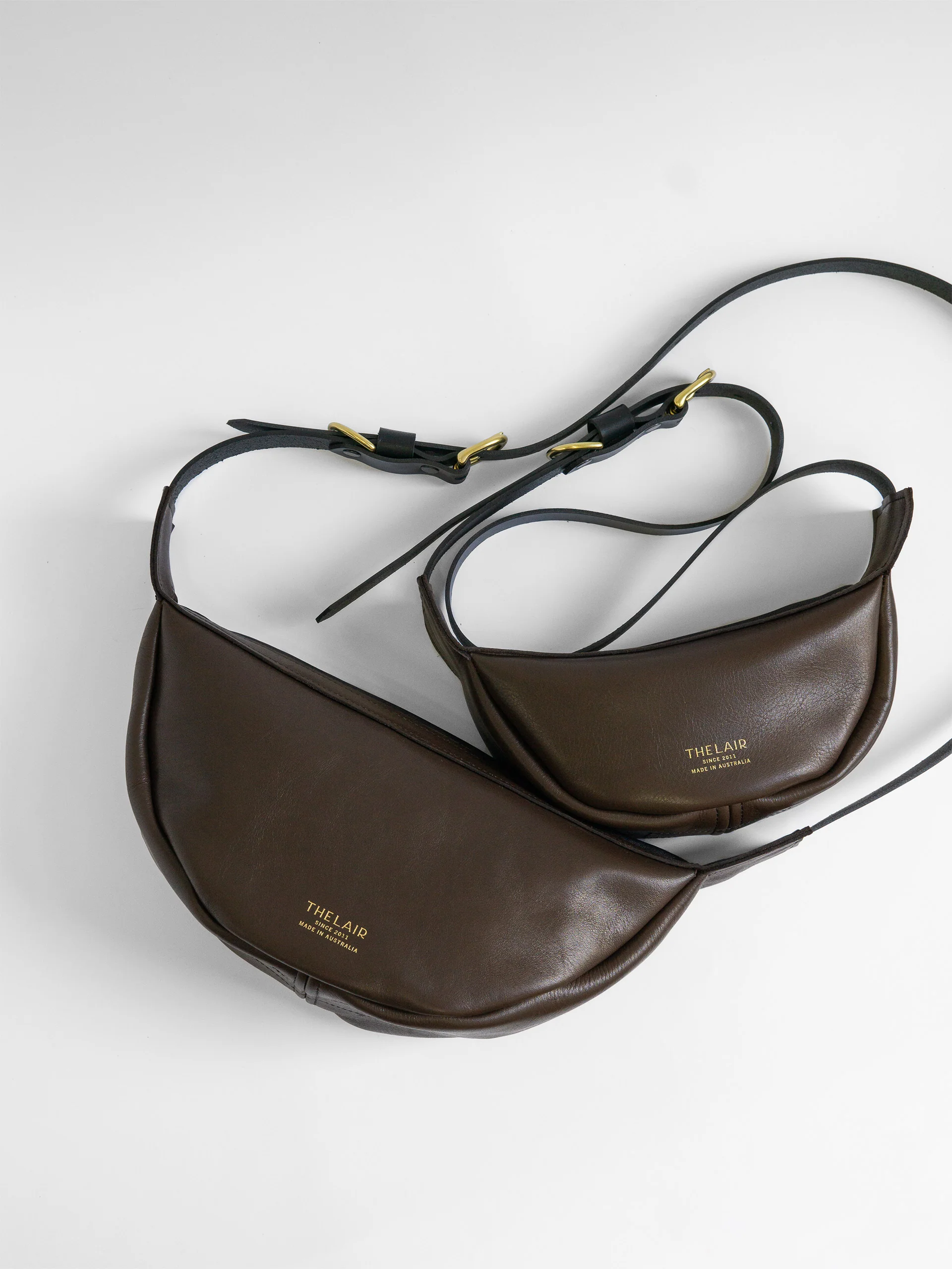 The Lair Slouch Zipper Mini Mahogany Gold - Image 7