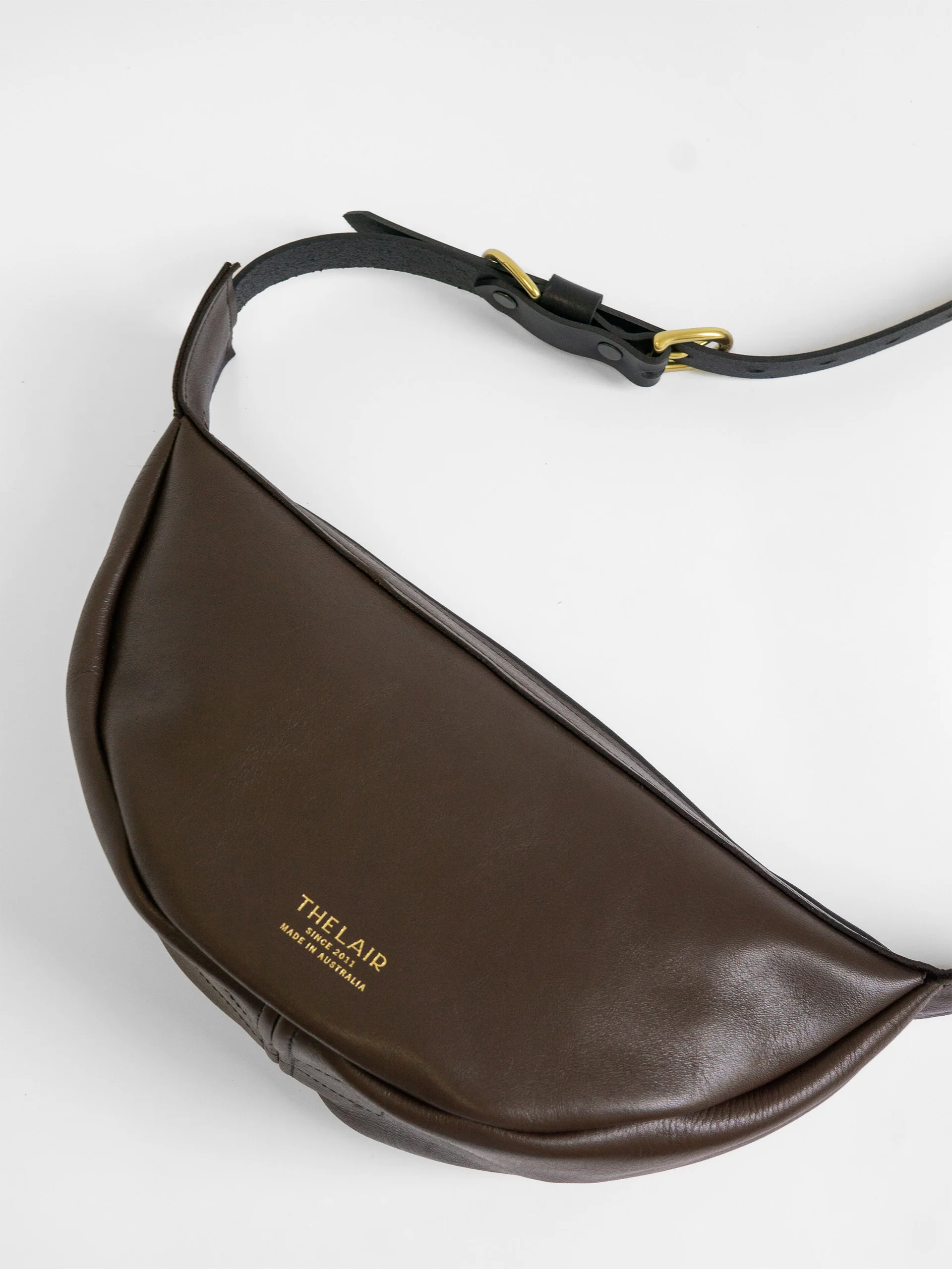 The Lair Slouch Zipper Mini Mahogany Gold - Image 8