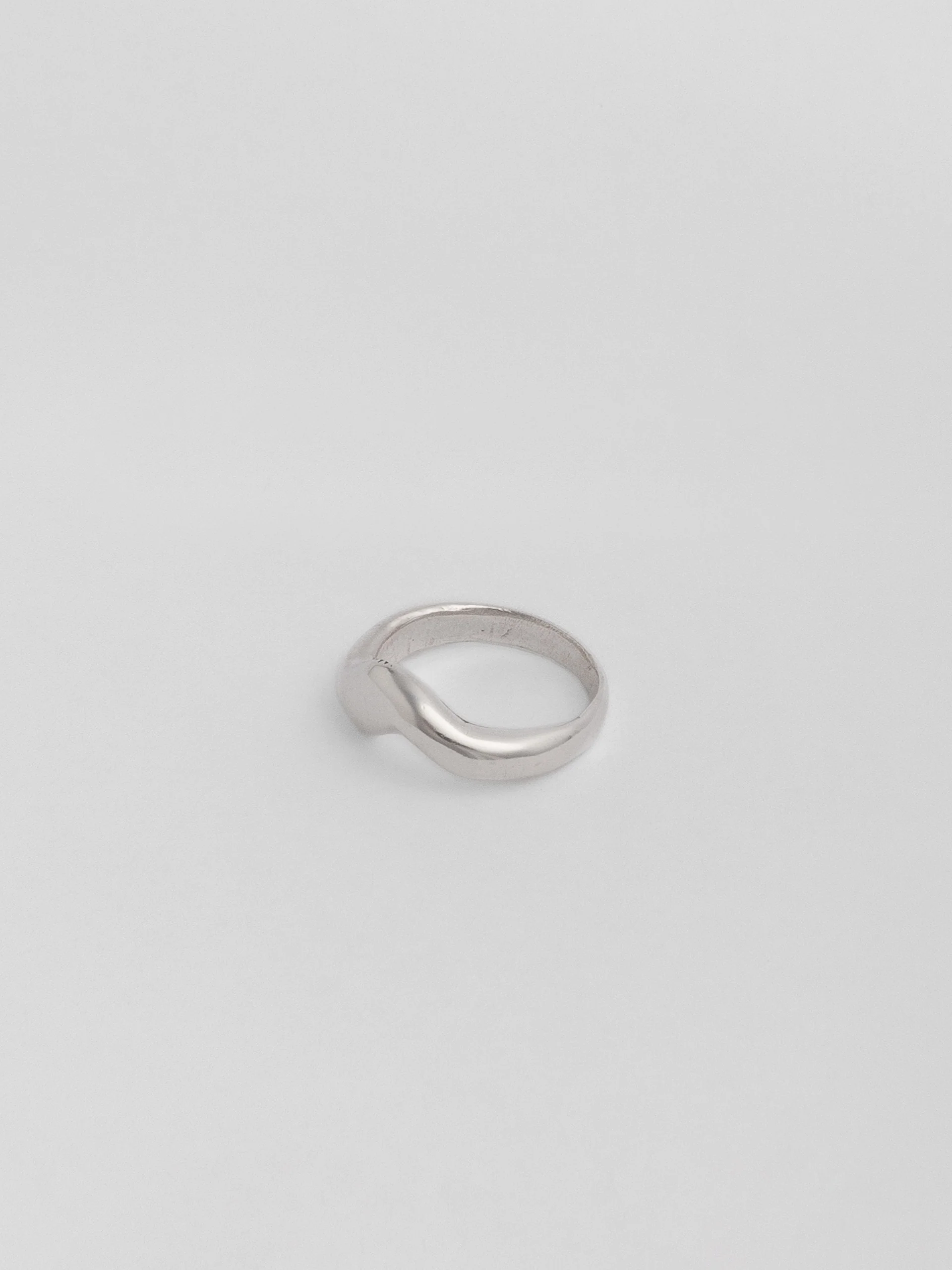 Until Then Ripple Band Silver - Image 3